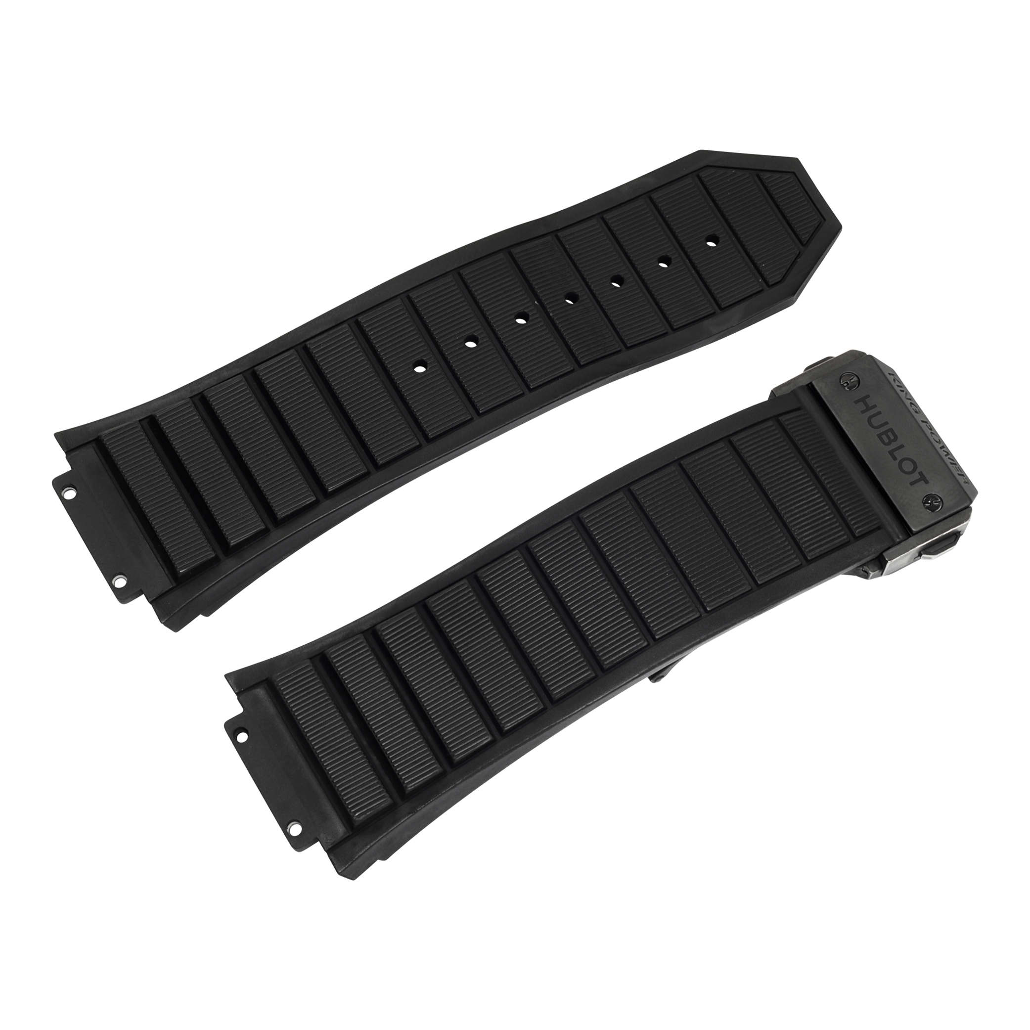 Hublot rubber strap & deployant buckle for Hublot King Power