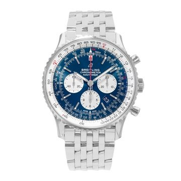Breitling Navitimer 01 AB0127 Steel Blue dial 46mm Auto