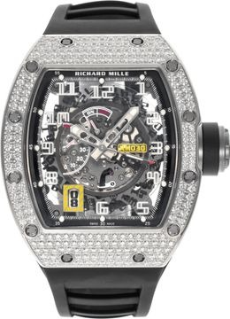 Richard Mille N/A RM030 18k white gold & titanium Skeleton dial 42.7mm Automatic