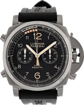 Panerai Luminor PAM00652 Titanium Black dial 52mm Automatic watch