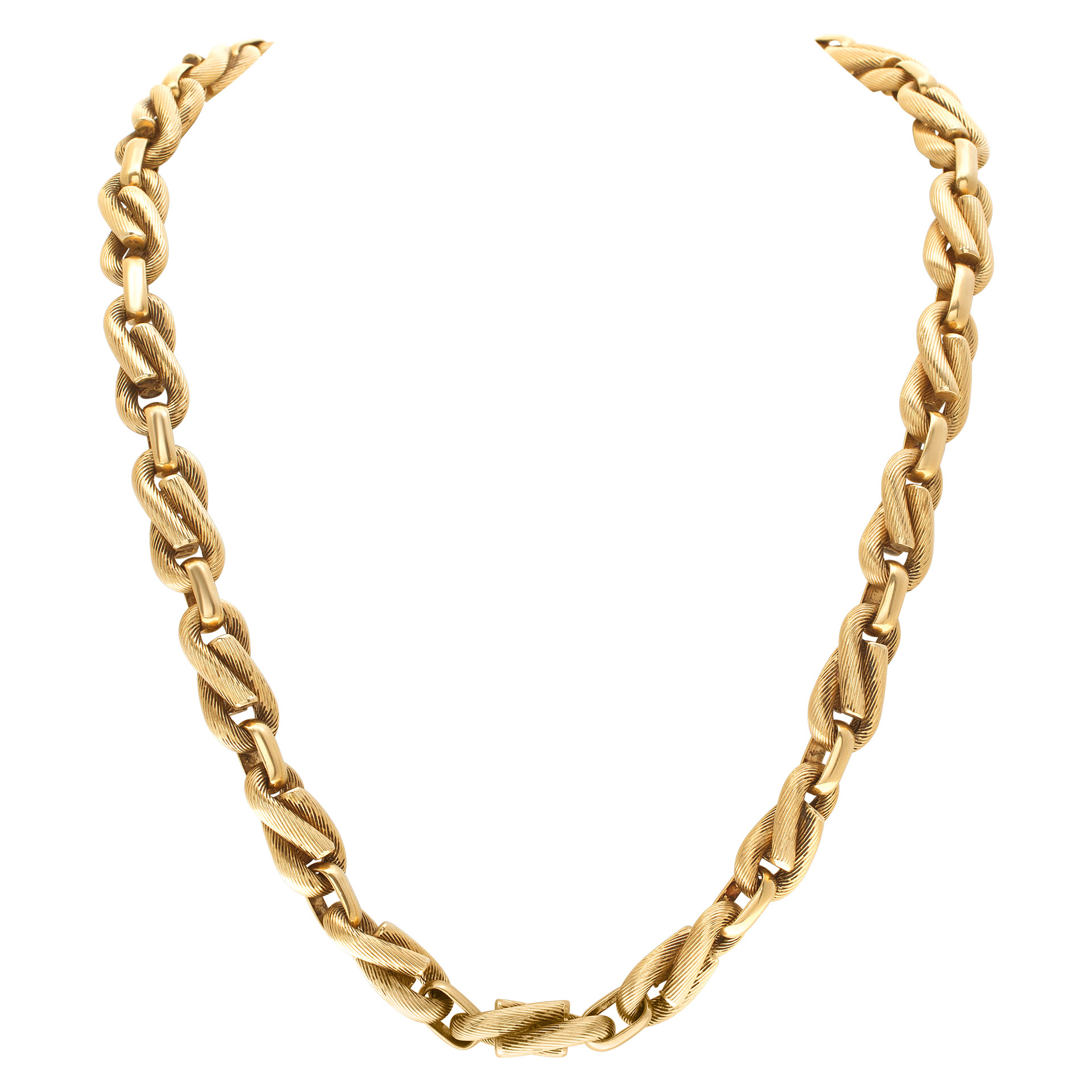 Infinity Link Chain in 18k yellow gold | Gray & Sons Jewelers
