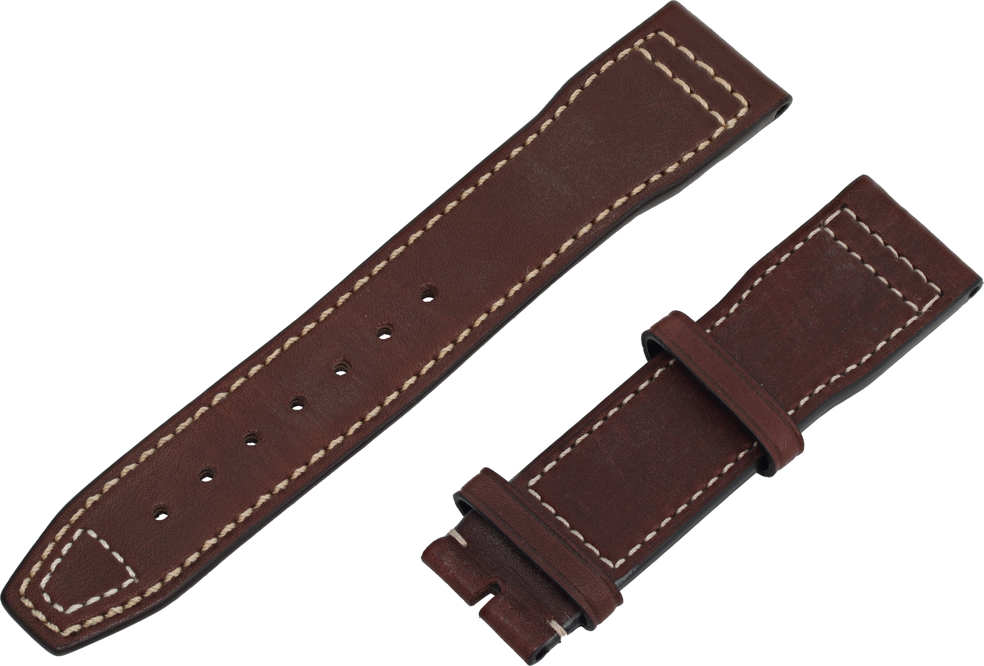 IWC純正品 アリゲーター・ストラップ ダークブラウン 20mm IWC Pilot Brown Calf Skin Strap (20mm x 18mm) | Gray & Sons Jewelers