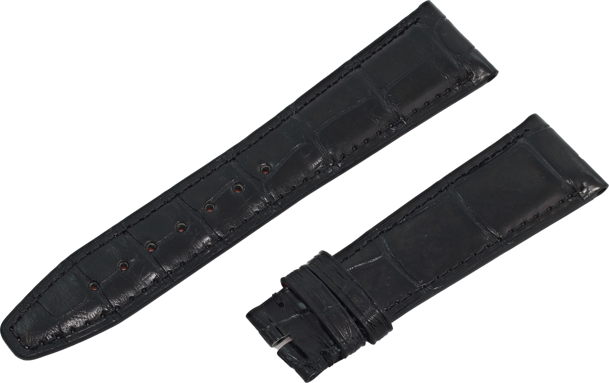 IWC サントーニ クロコ ベルト IWC IWE03860 18 X 16mm Orange Santoni Alligator Strap