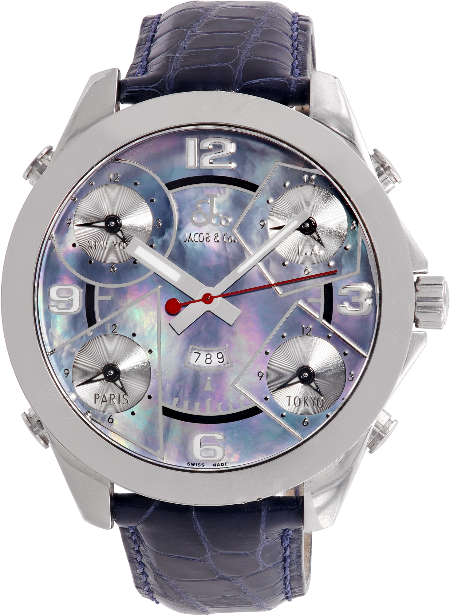 jaco様 3点おまとめ商品 Used Jacob & Co. Five Time Zones JC-23 Stainless Steel 4 | Gray & Sons