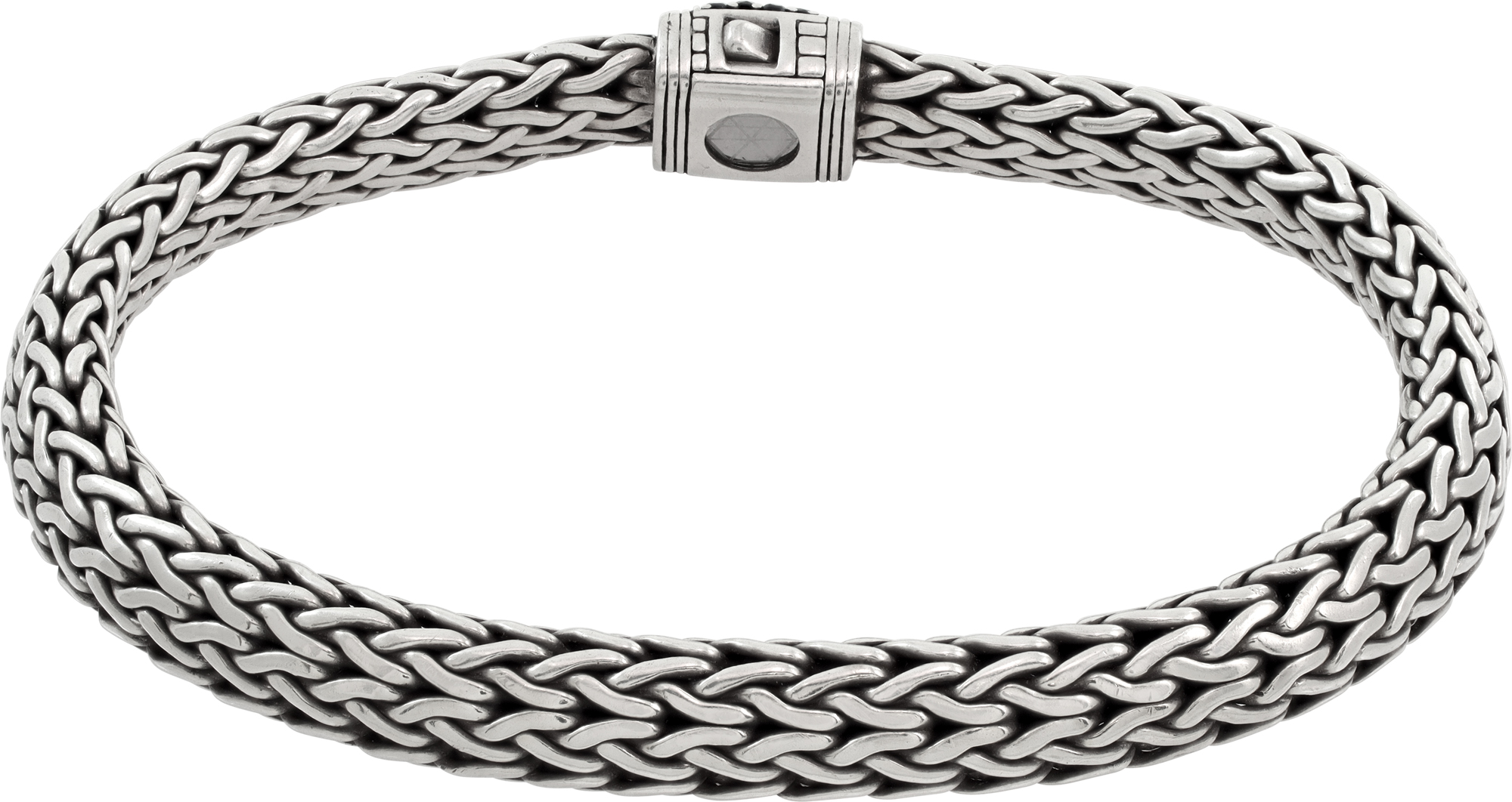 Jhon Hardy Classic Chain 8.5 Black Sapphire Icon Bracelet S521930