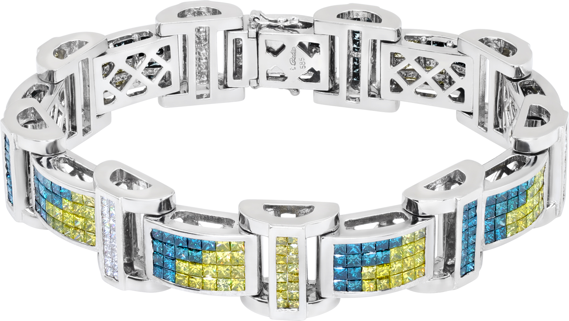 Joe Rodeo diamond bracelet in 14k white gold