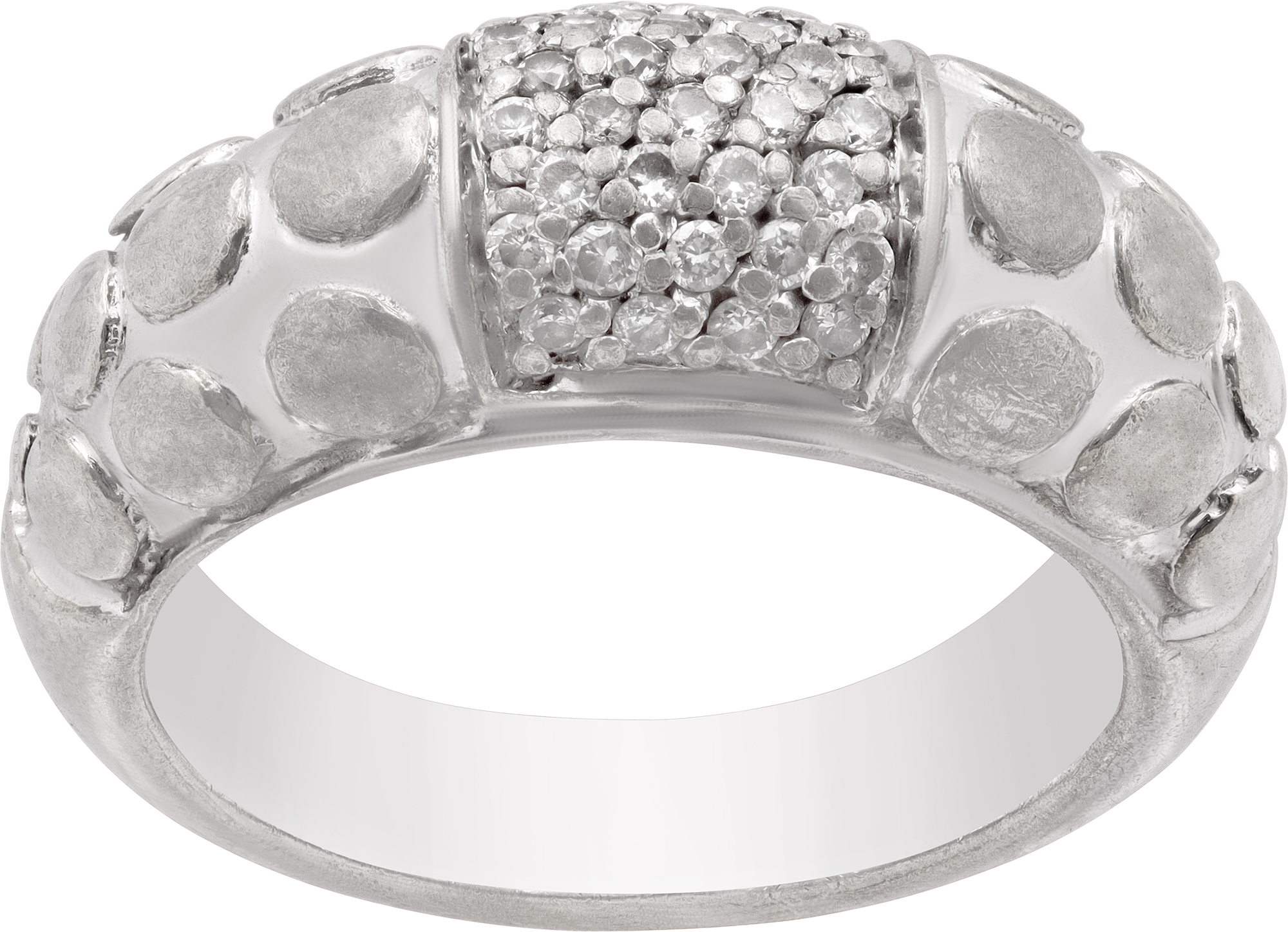 John Hardy Kali Diamond Ring in Sterling Silver and 18k John Hardy Kali Diamond Ring in Sterling Silver and 18k