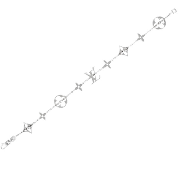 Louis Vuitton Monogram 18k white gold bracelet Louis Vuitton Monogram 18k white gold bracelet