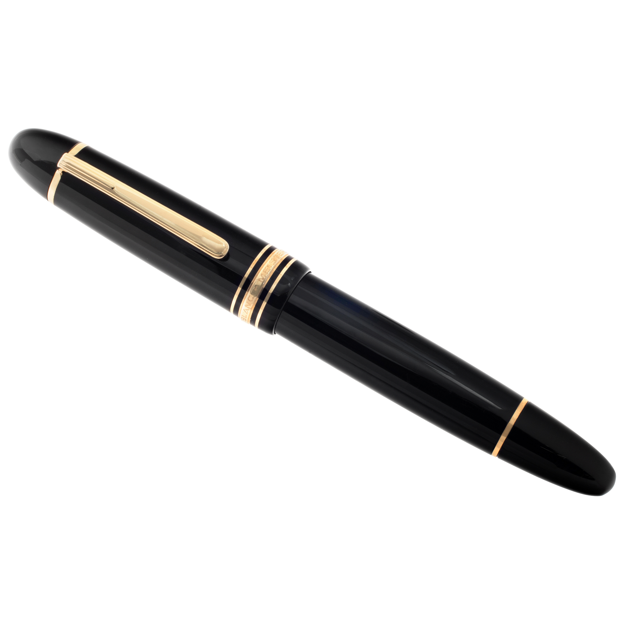 Montblanc Meisterstuck Fountain pen in black resin with gold