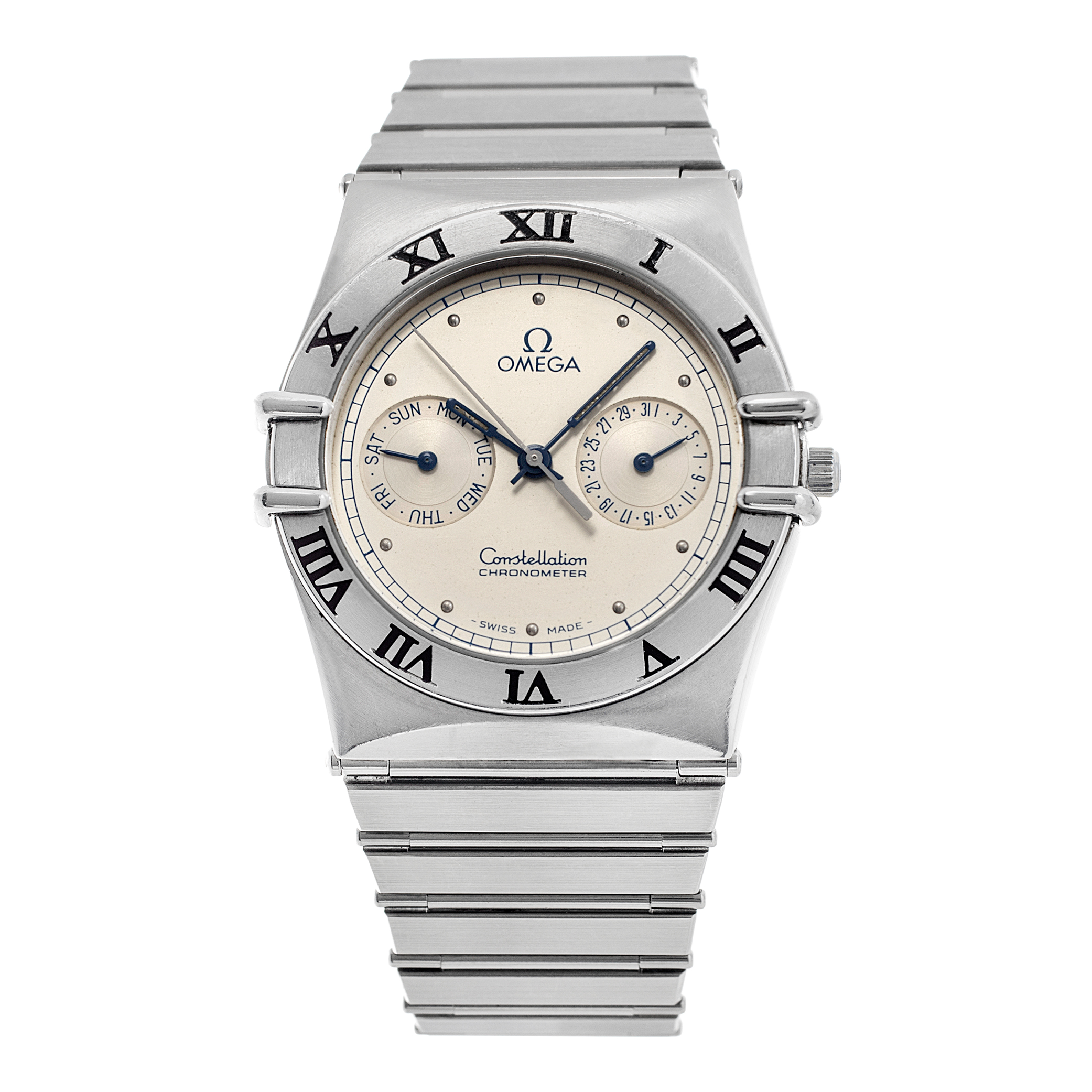 Pre-owned Omega Constellation 1980142 stainless steel 32mm