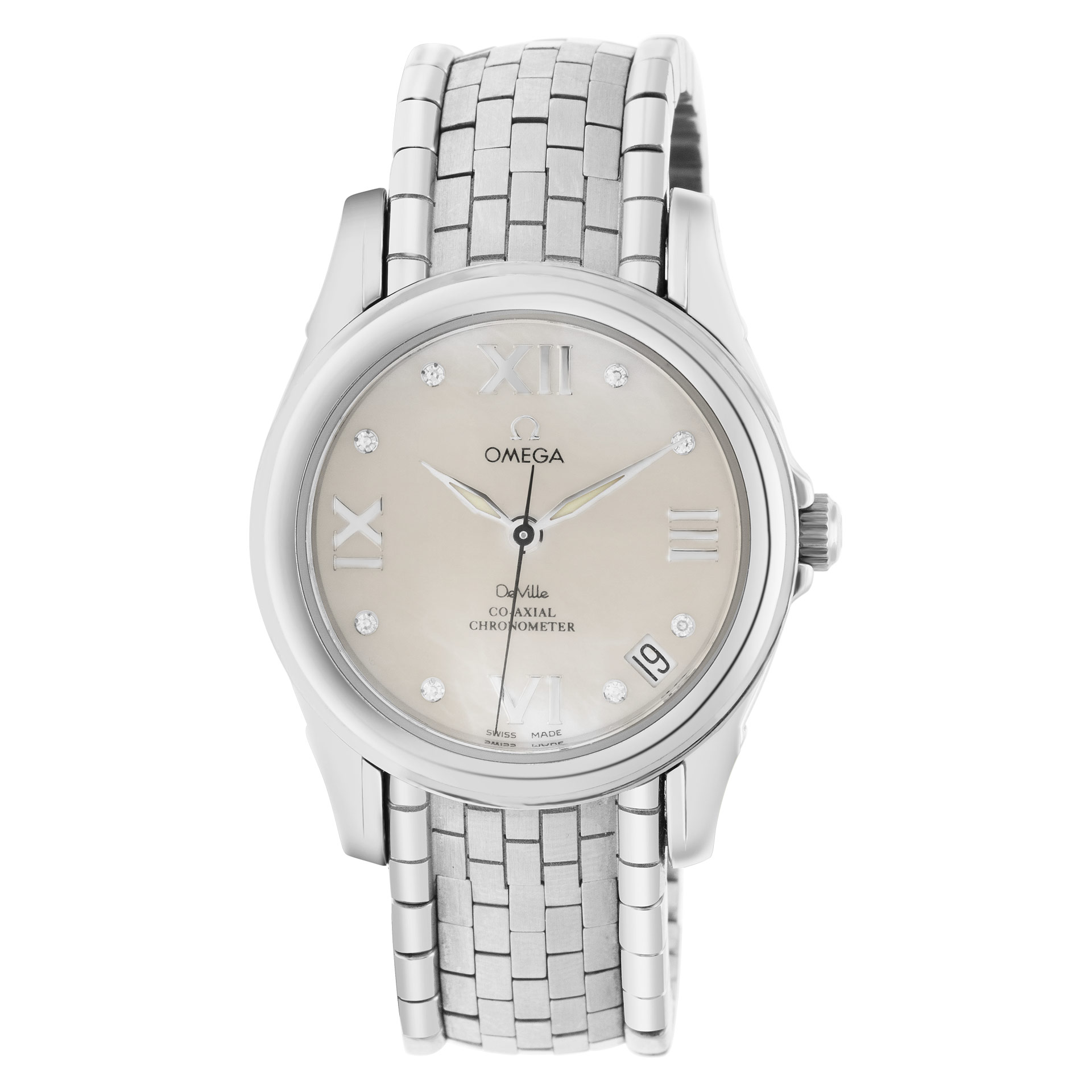 Pre-owned Omega DeVille Co-Axial 4531.31.00 stainless steel