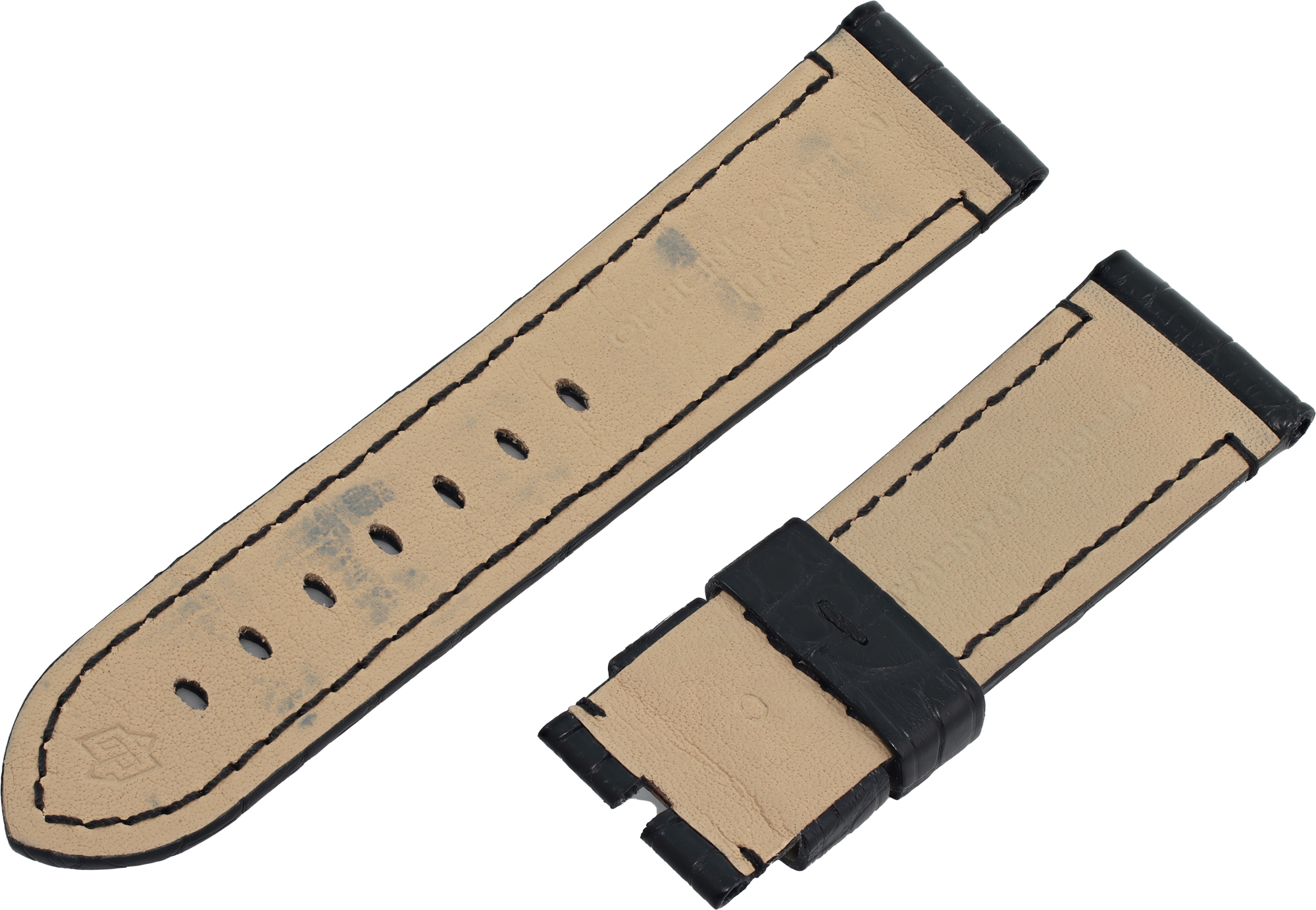 Panerai Black Alligator Strap (24mm x 22mm) | eBay