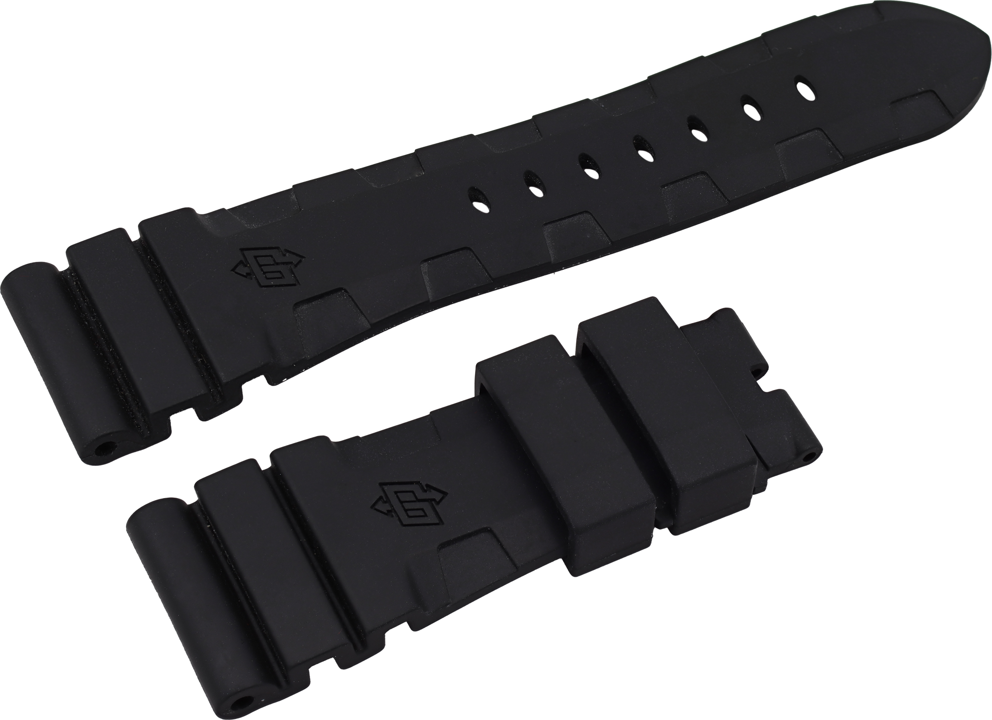 Panerai black rubber watch band Panerai black rubber watch band