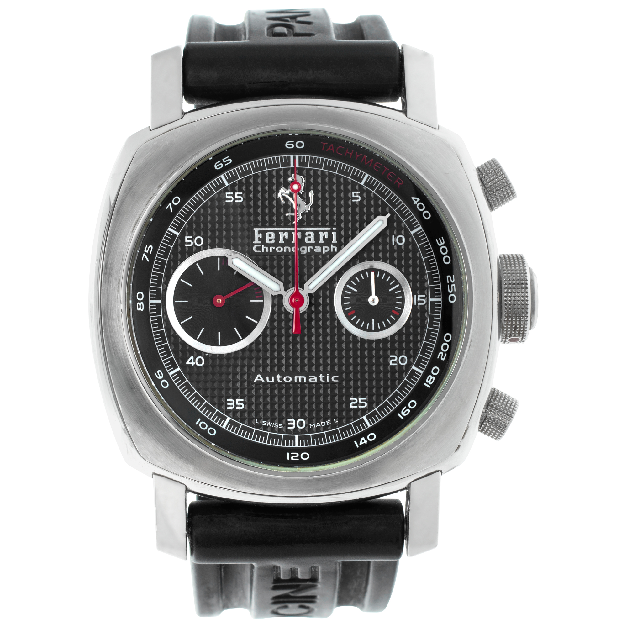 Pre-owned Panerai Ferrari FER0004 stainless steel 45mm auto