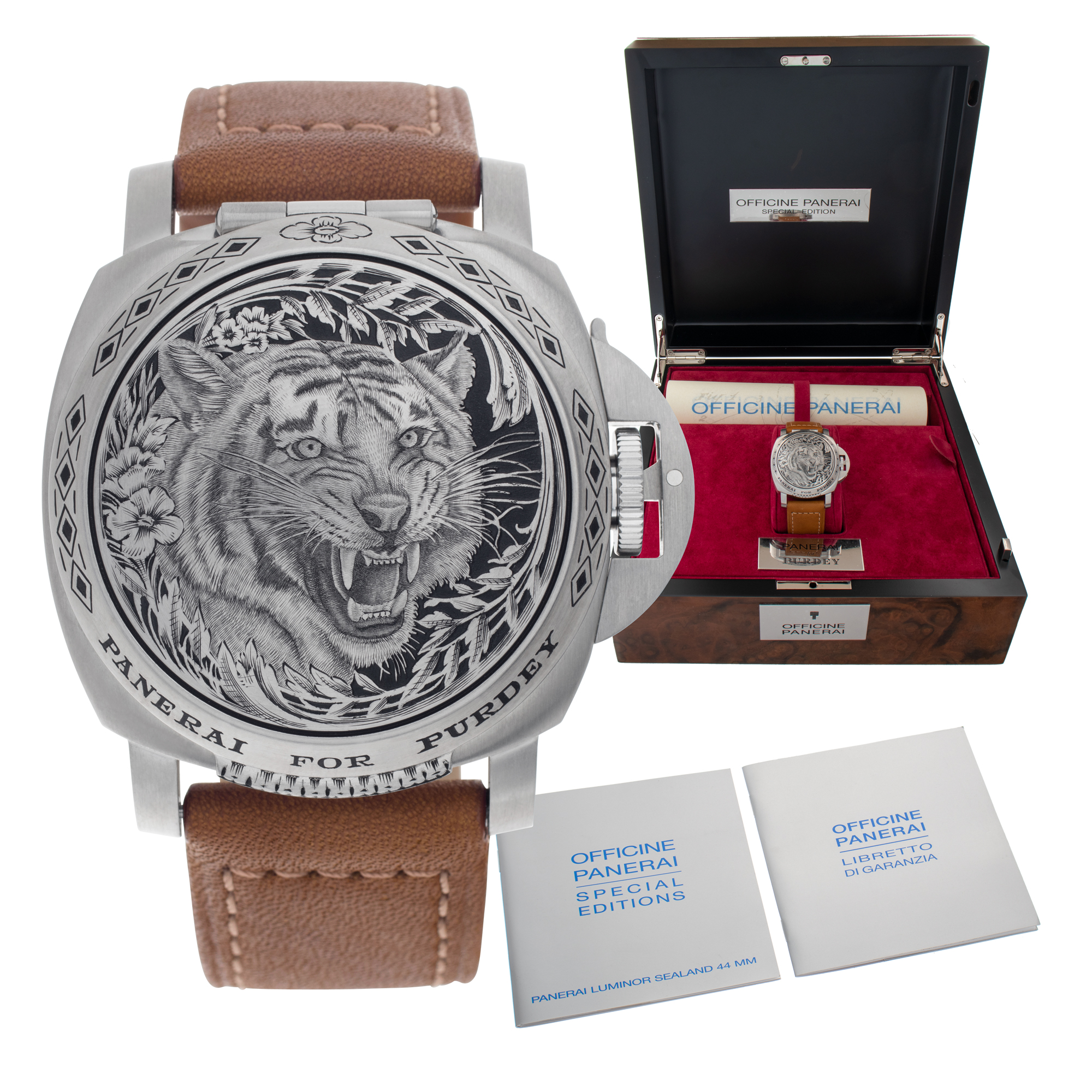 Panerai Luminor "Sealand for Purdey Tiger" 44mm PAM00813