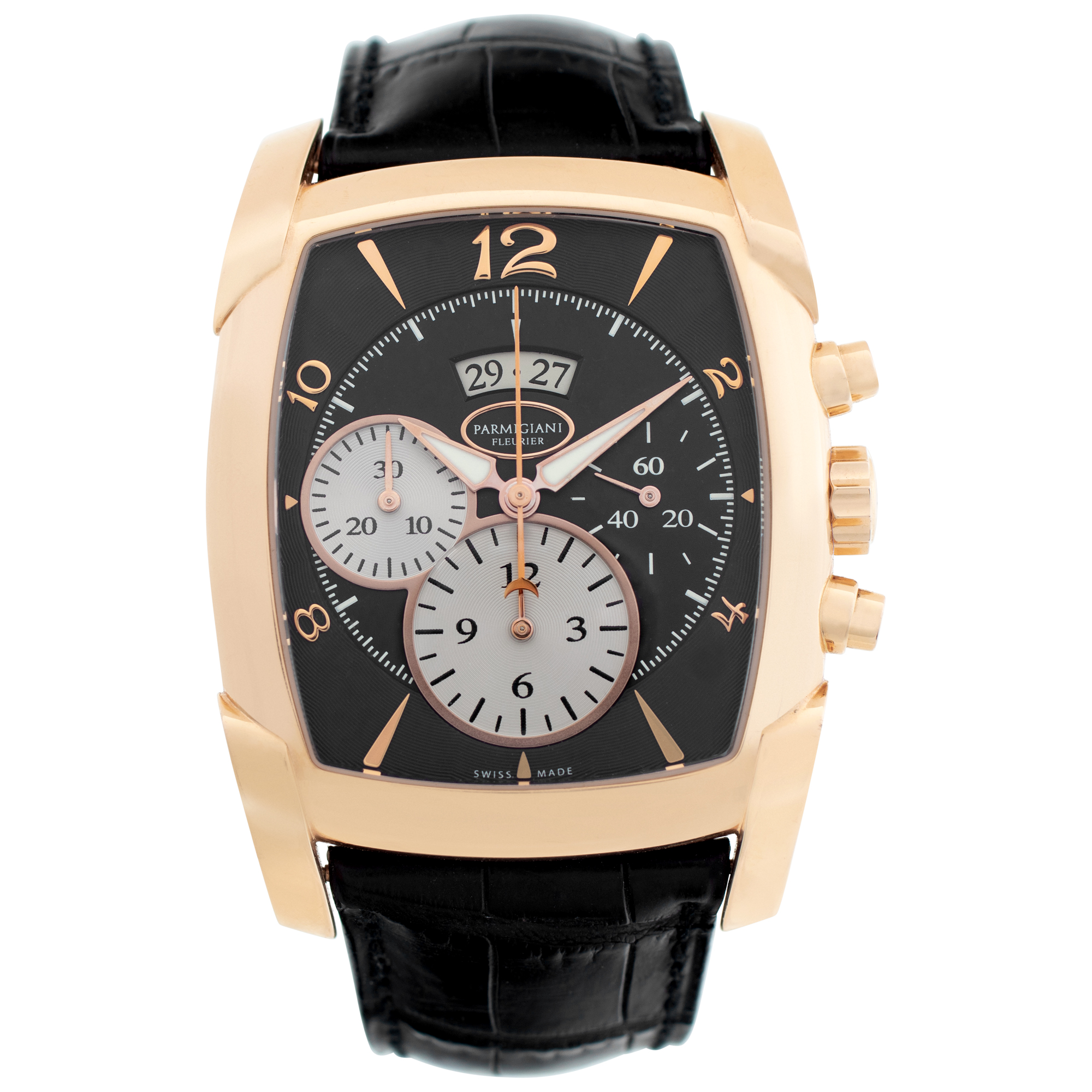 Used Parmigiani Fleurier PFC128-1001400-HA1441 18k rose |
