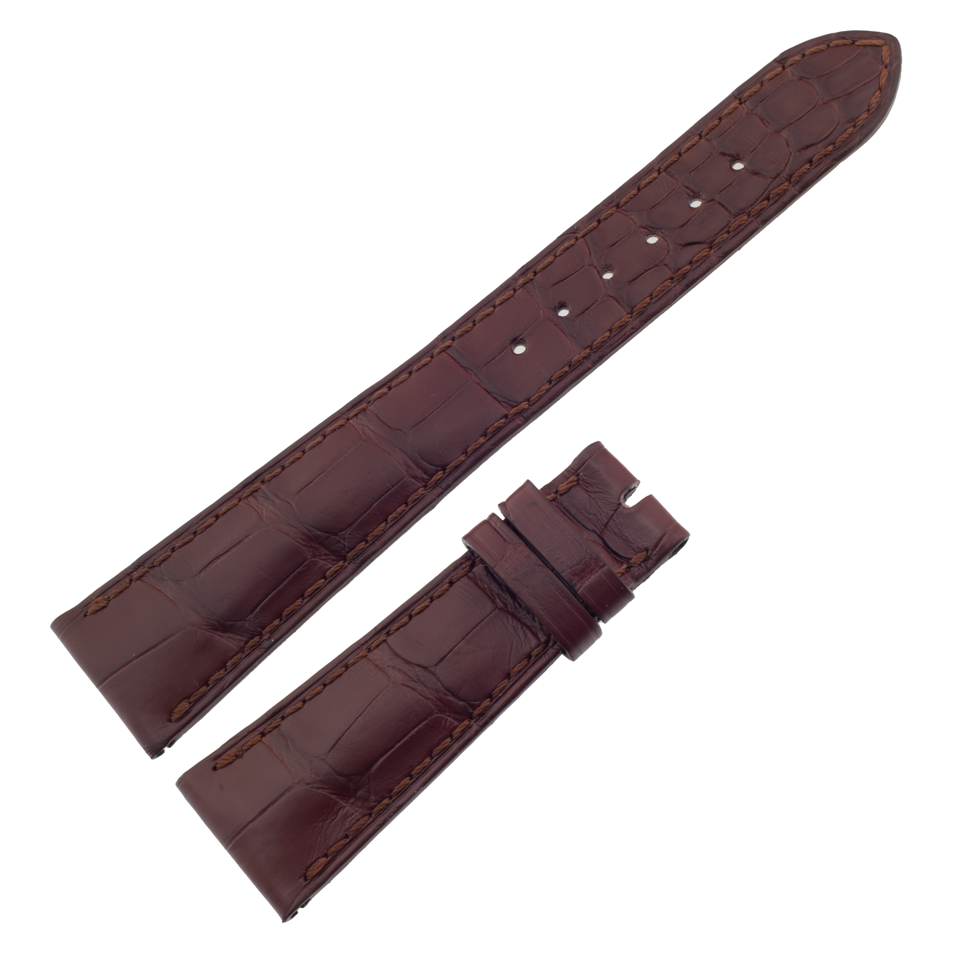 パテックフィリップ 純正アリゲーターストラップ ブラウン 幅21mm patek_philippe_brown_crocodile