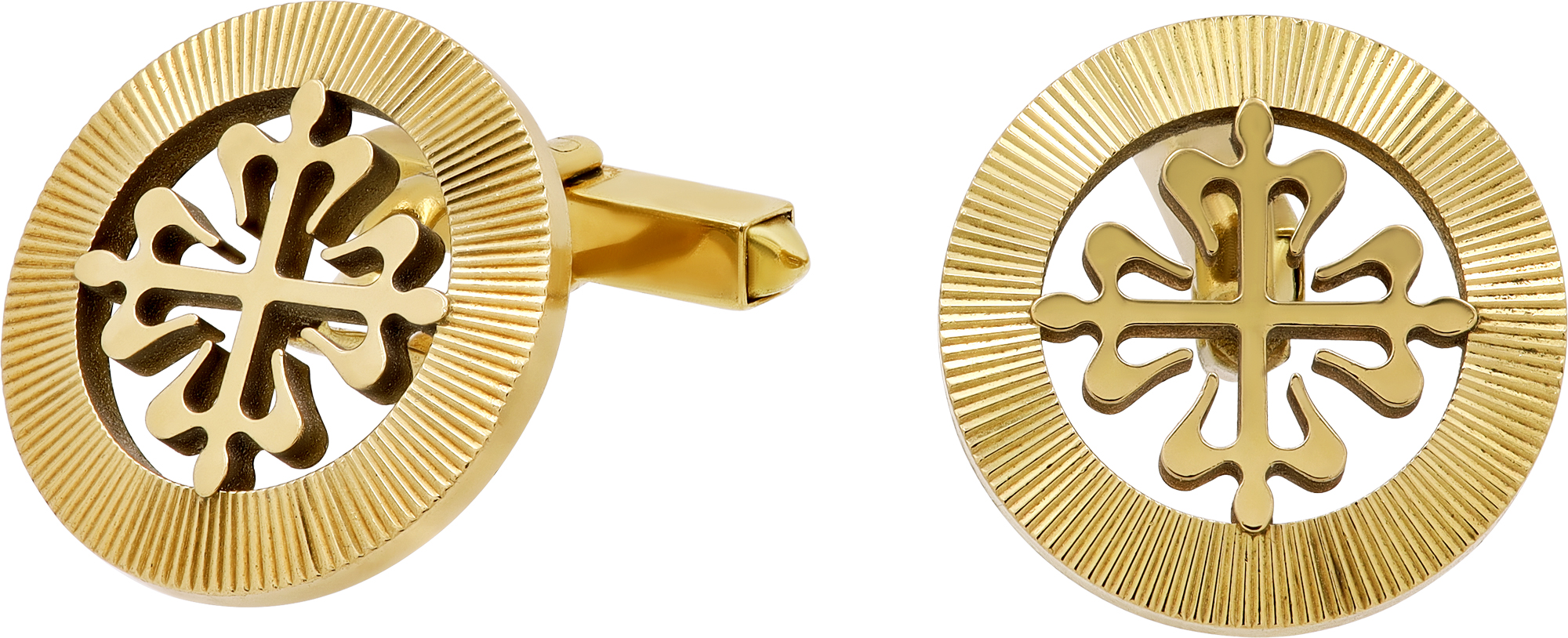 Patek Philippe Caltrava Cufflinks in 18k yellow gold N519177