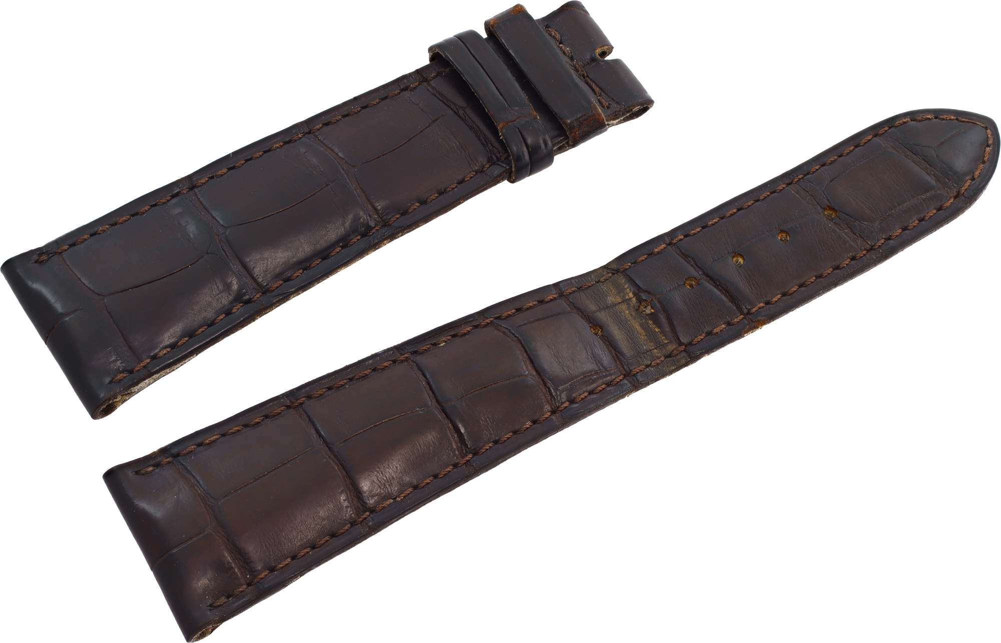 Patek Philippe dark brown alligator strap