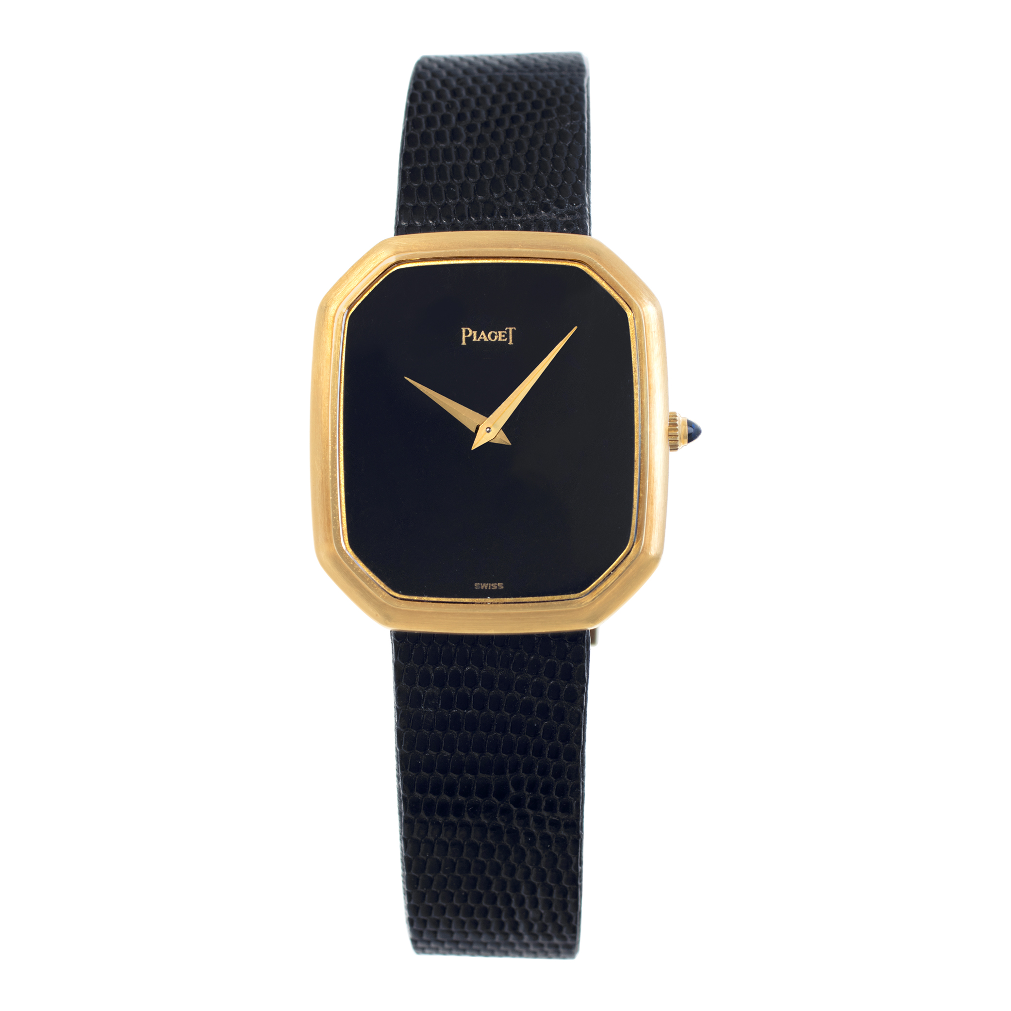 Piaget バックル18k750 Piaget 18K Solid .750 Yellow Gold For 12mm Leather Strap Band