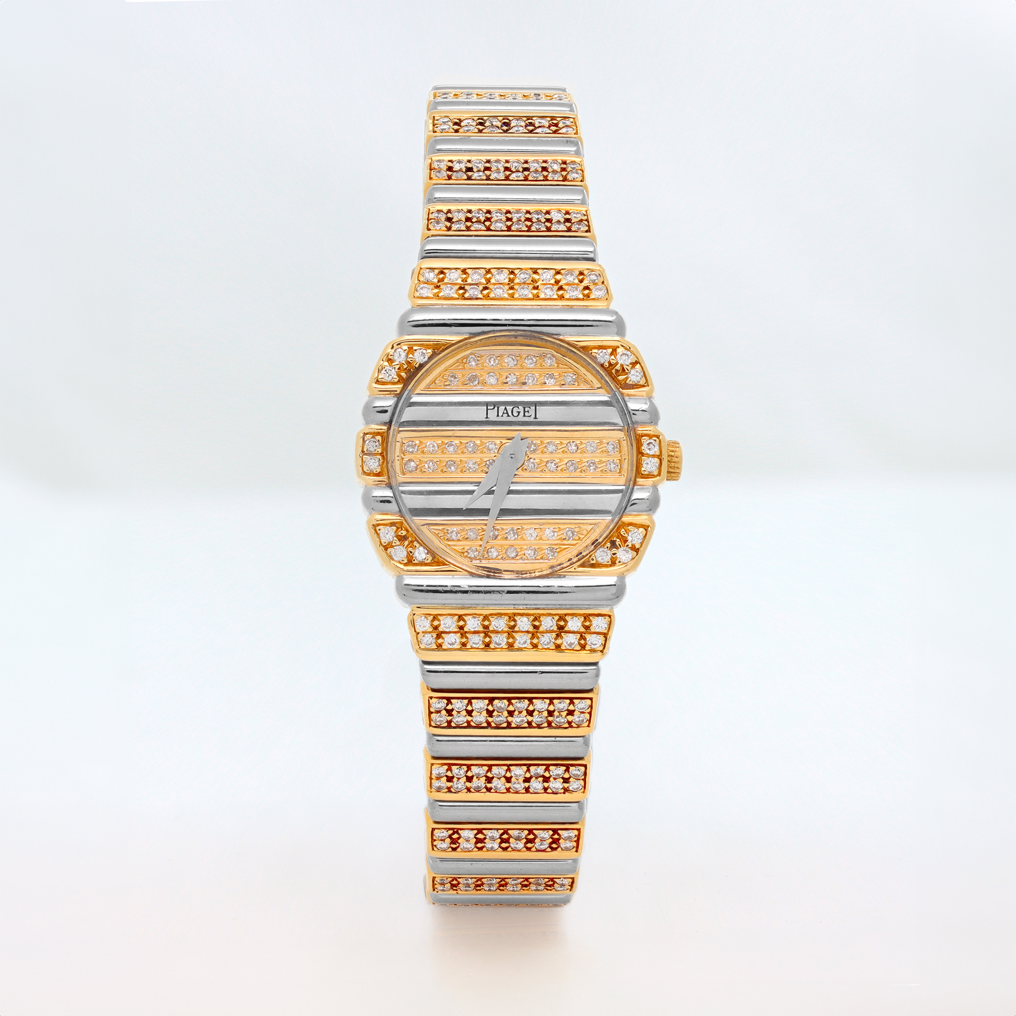 Preowned Piaget Polo 861 C 725 18k White & Yellow Gold | | Gray & Sons
