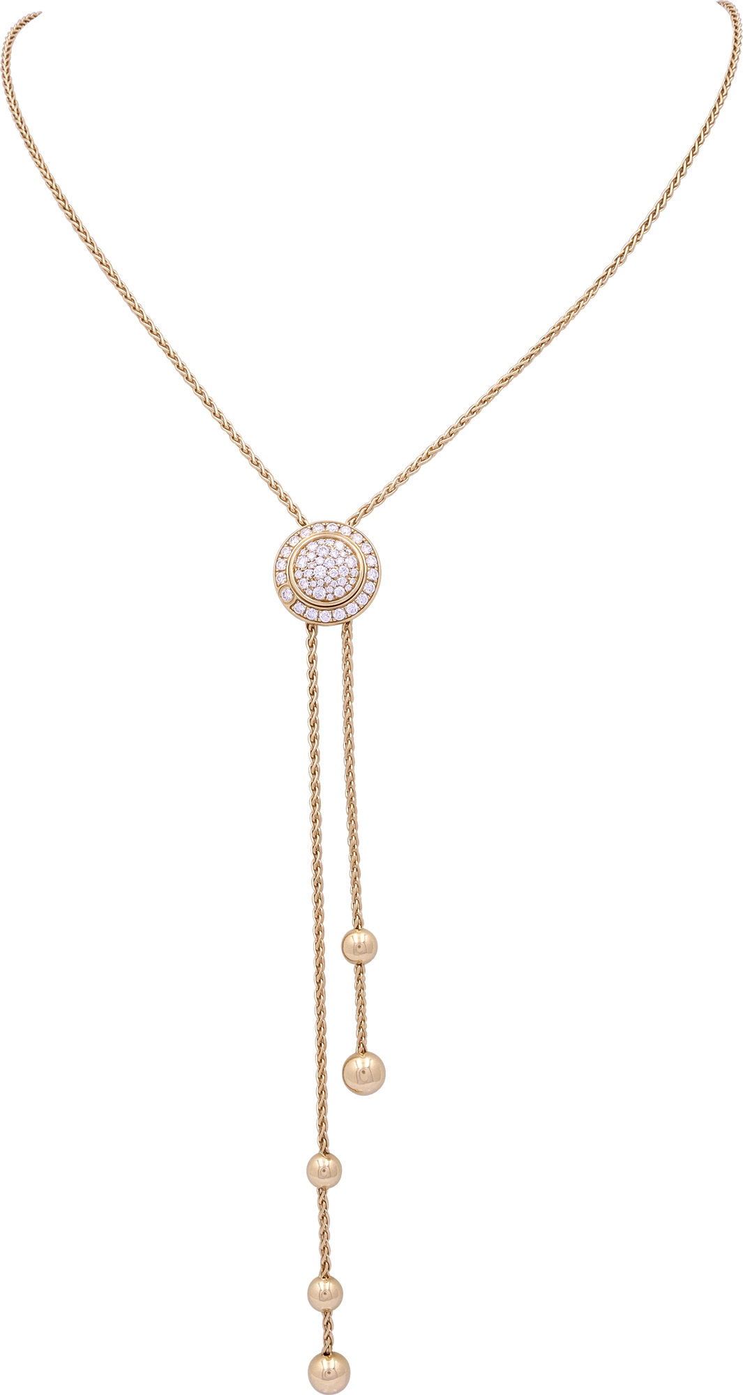 Piaget Possession 18k rose gold diamond necklace S522000