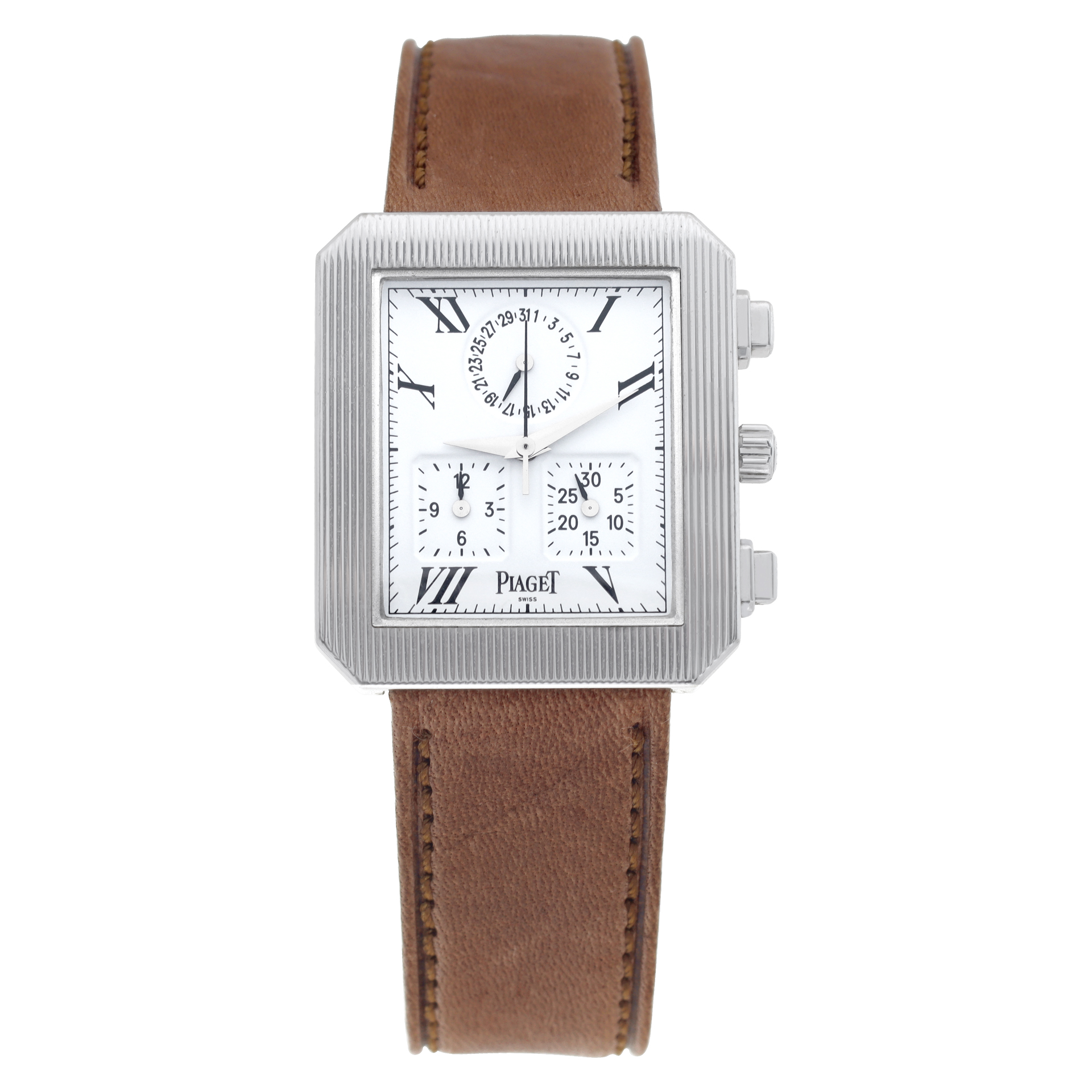 Used Piaget Protocol Chrono Calendar 14254 18k White Gold