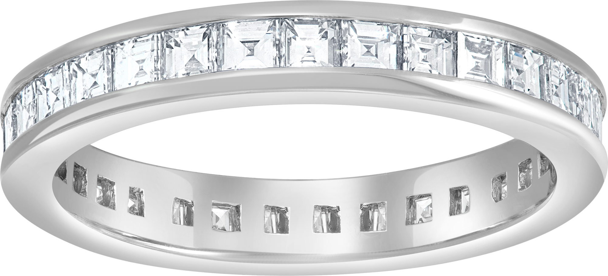 Platinum diamond eternity band