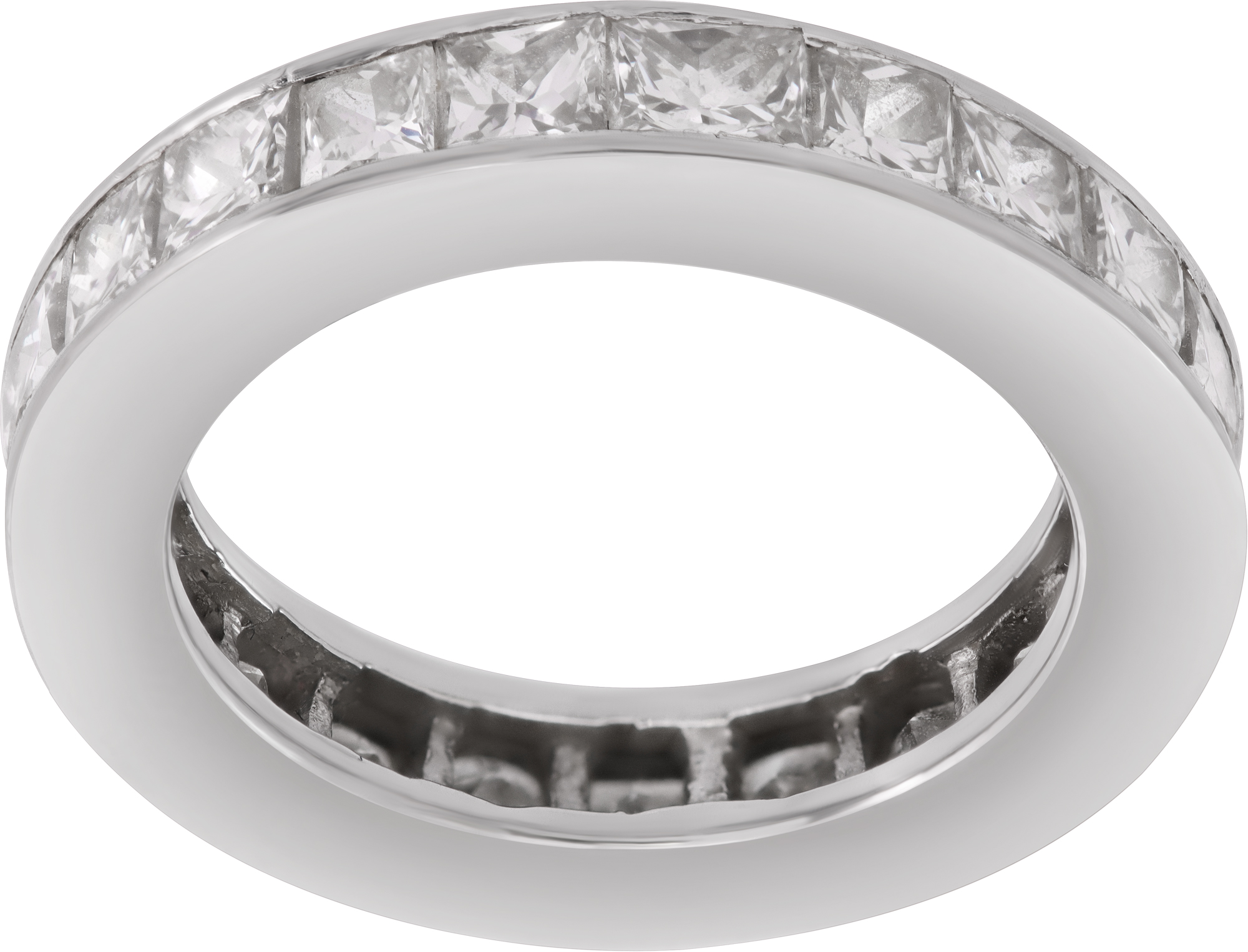 Platinum diamond ring 3.00 carat, (F-G Color, VS1 Clarity)