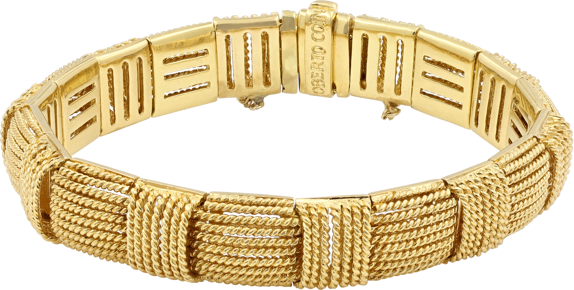Roberto Coin Opera Collection 18k yellow gold bracelet N518888