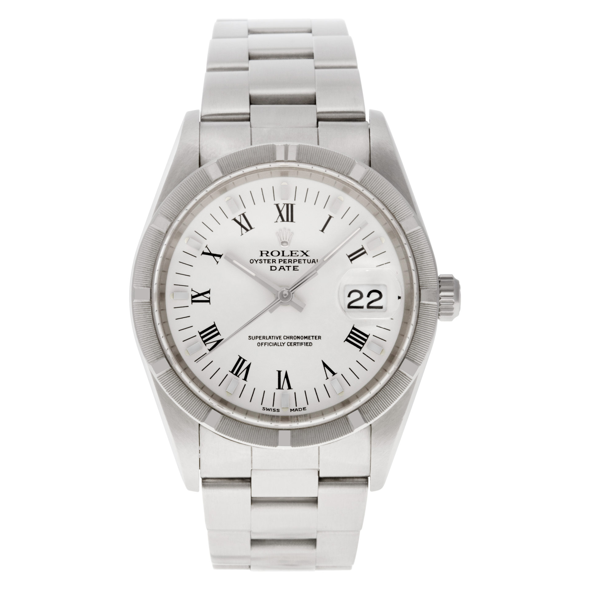 ROLEX 15210 K番 Pre-owned Rolex Date 15210 stainless steel 34mm auto watch