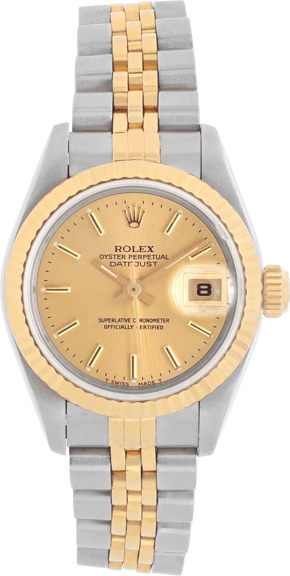 Pre-owned Rolex Datejust 69173 18k & steel 26mm W528643 | Gray & Sons