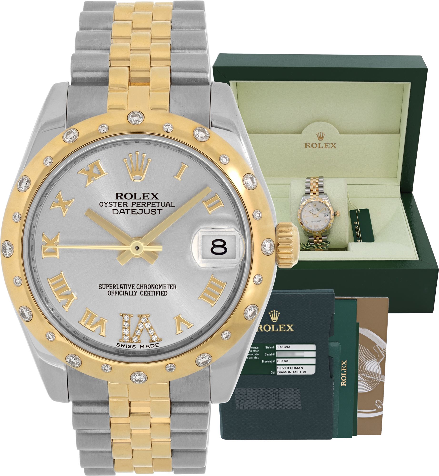 Rolex Datejust 31mm 178343 W529900 \_p