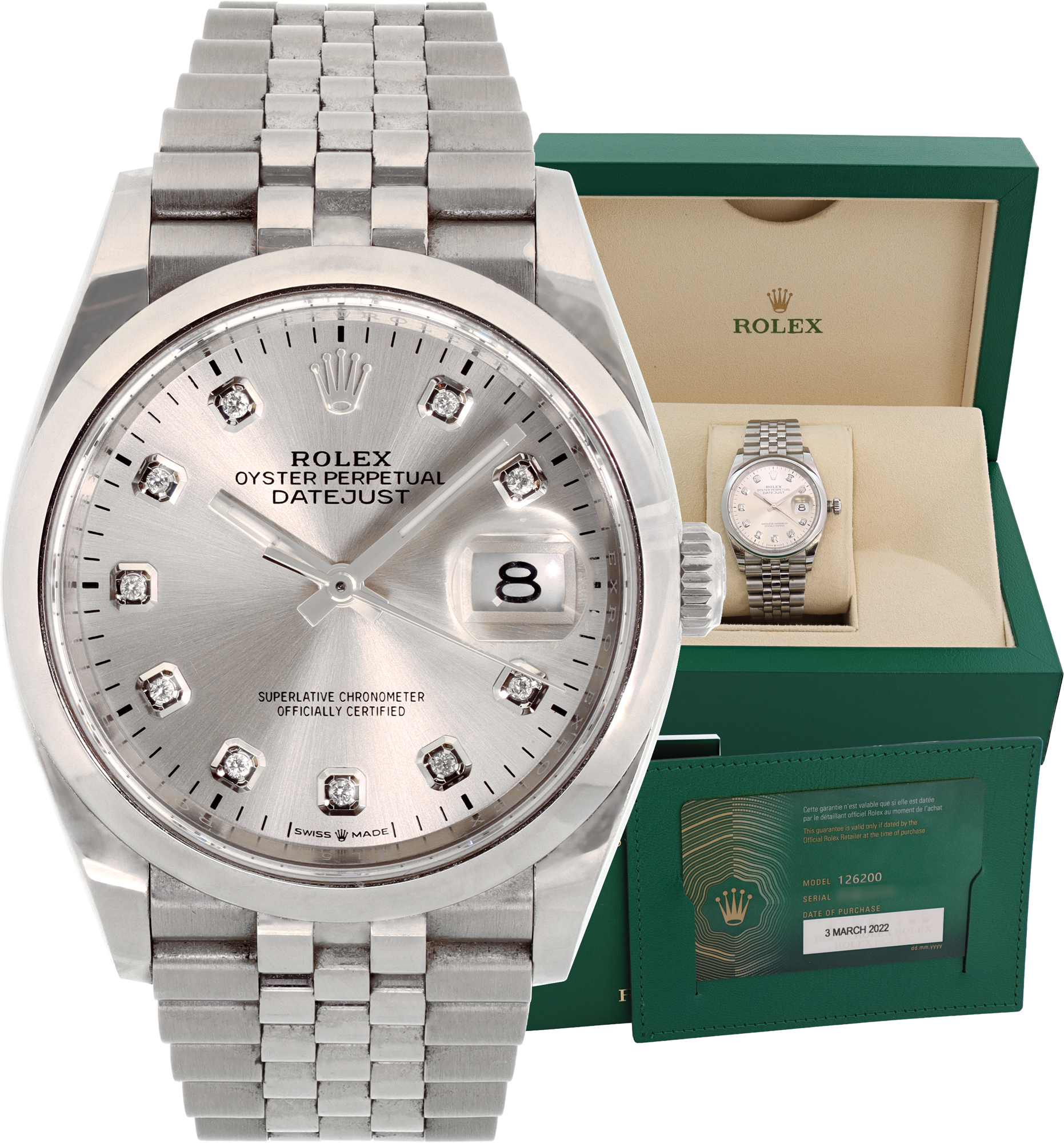 Rolex Datejust 36mm 126200 Rolex Datejust 36mm 126200