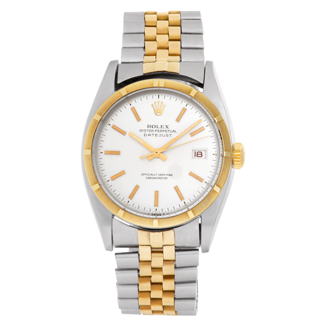【美品】THE VINTAGE ROLEX Pre-owned Rolex Datejust 6105 stainless steel 36mm auto watch