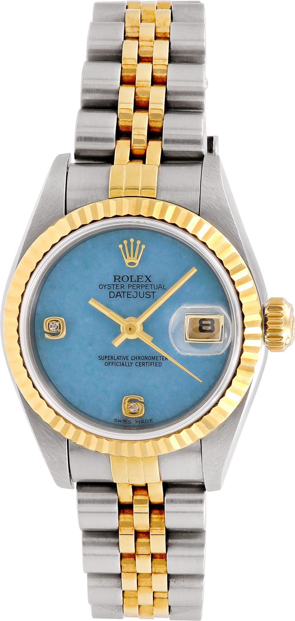 Rolex Datejust "Blue Jadeite diamond dial" 26mm 79173 W530648