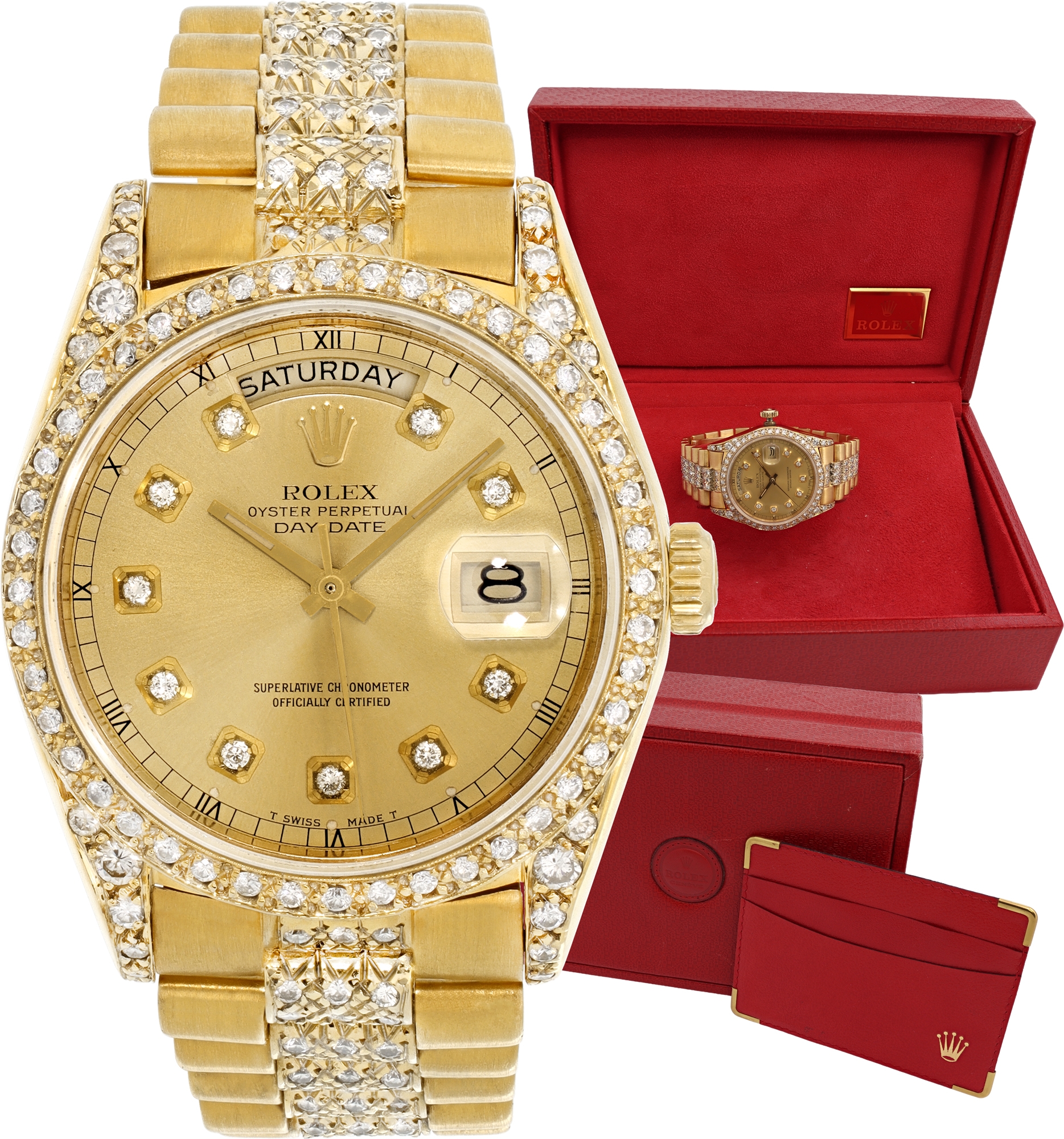 Rolex Day-Date "Diamonds" 36mm 18038