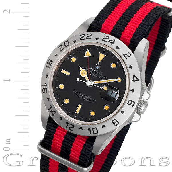 Pre-owned Rolex Explorer II 16570 Stainless Steel W516515
