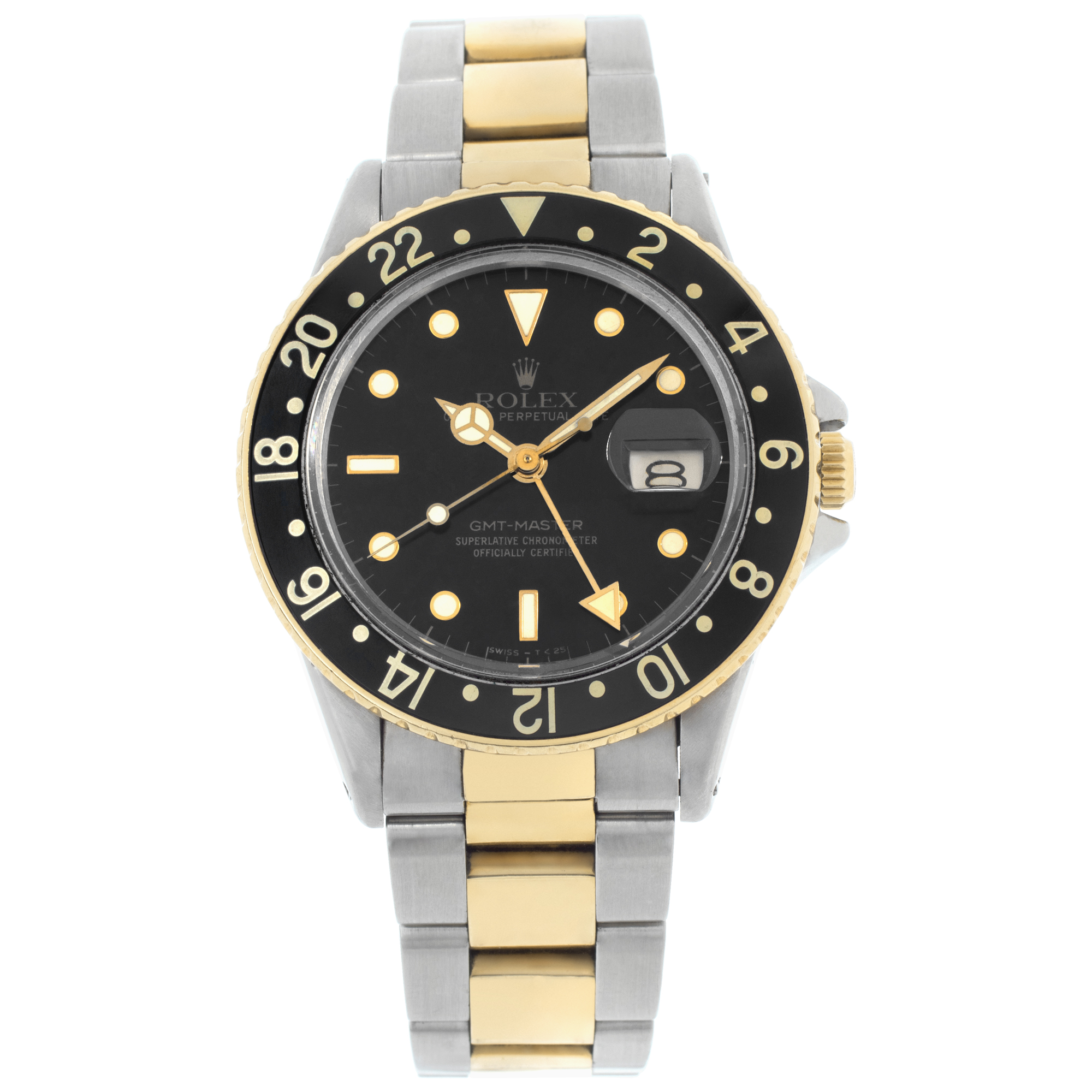 Pre-owned Rolex GMT-Master 16753 stainless steel 40mm auto