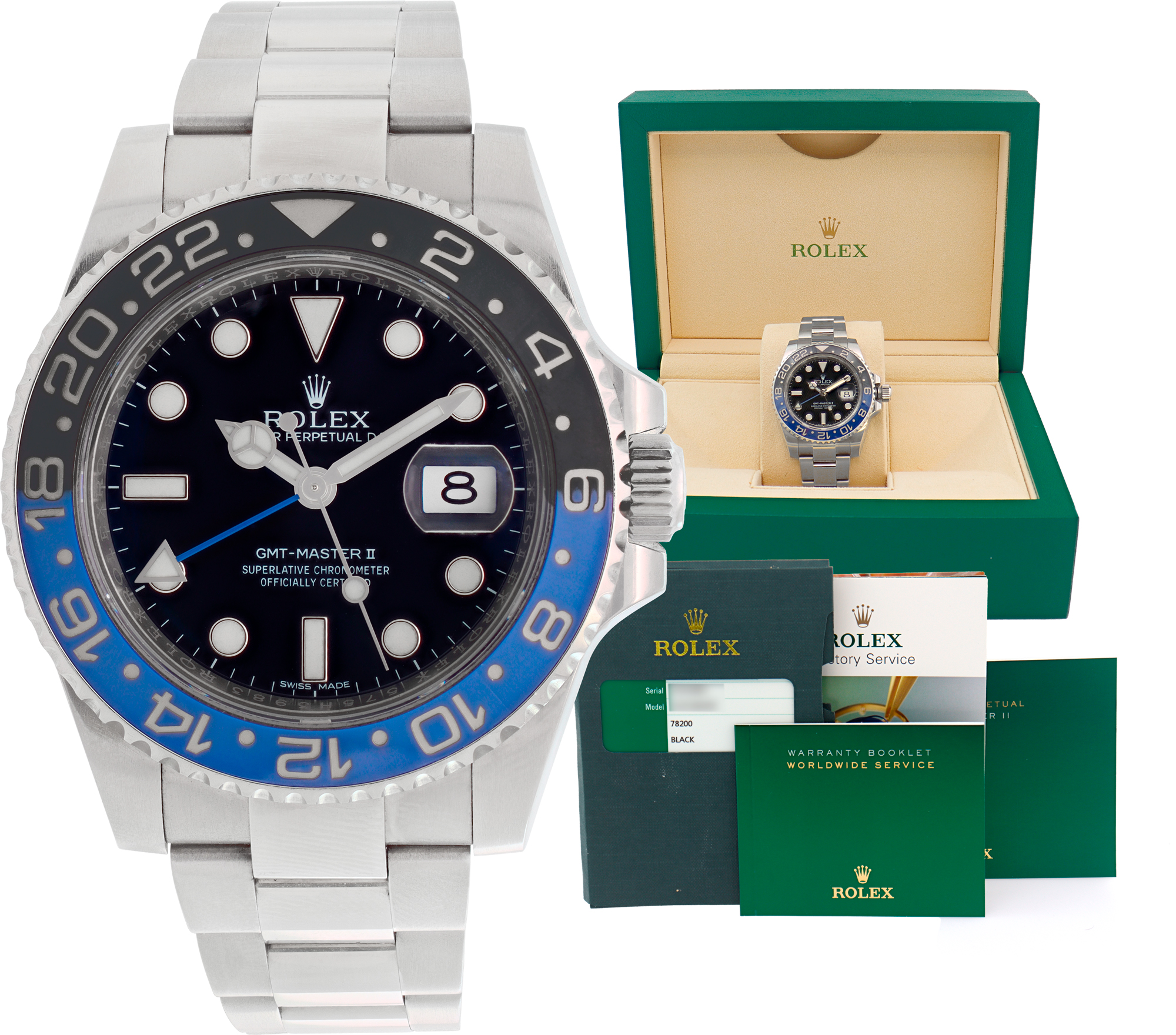 Rolex GMT Master II Batman "Batman" 40mm 116710 BLNR Rolex GMT Master II Batman "Batman" 40mm 116710 BLNR