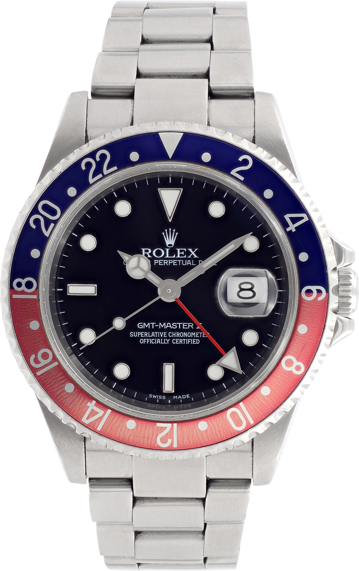 Rolex GMT-Master II "Pepsi" 40mm 16710 W530252