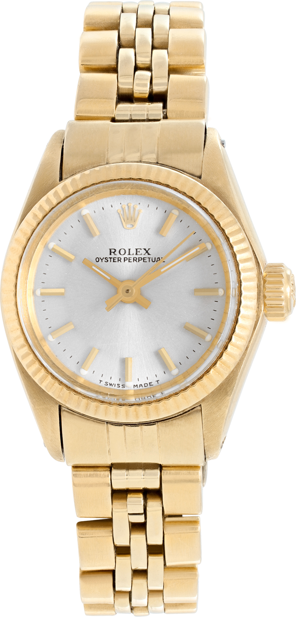 Used Rolex Oyster Perpetual 6719 14k 24mm auto watch | Gray  display picture 2