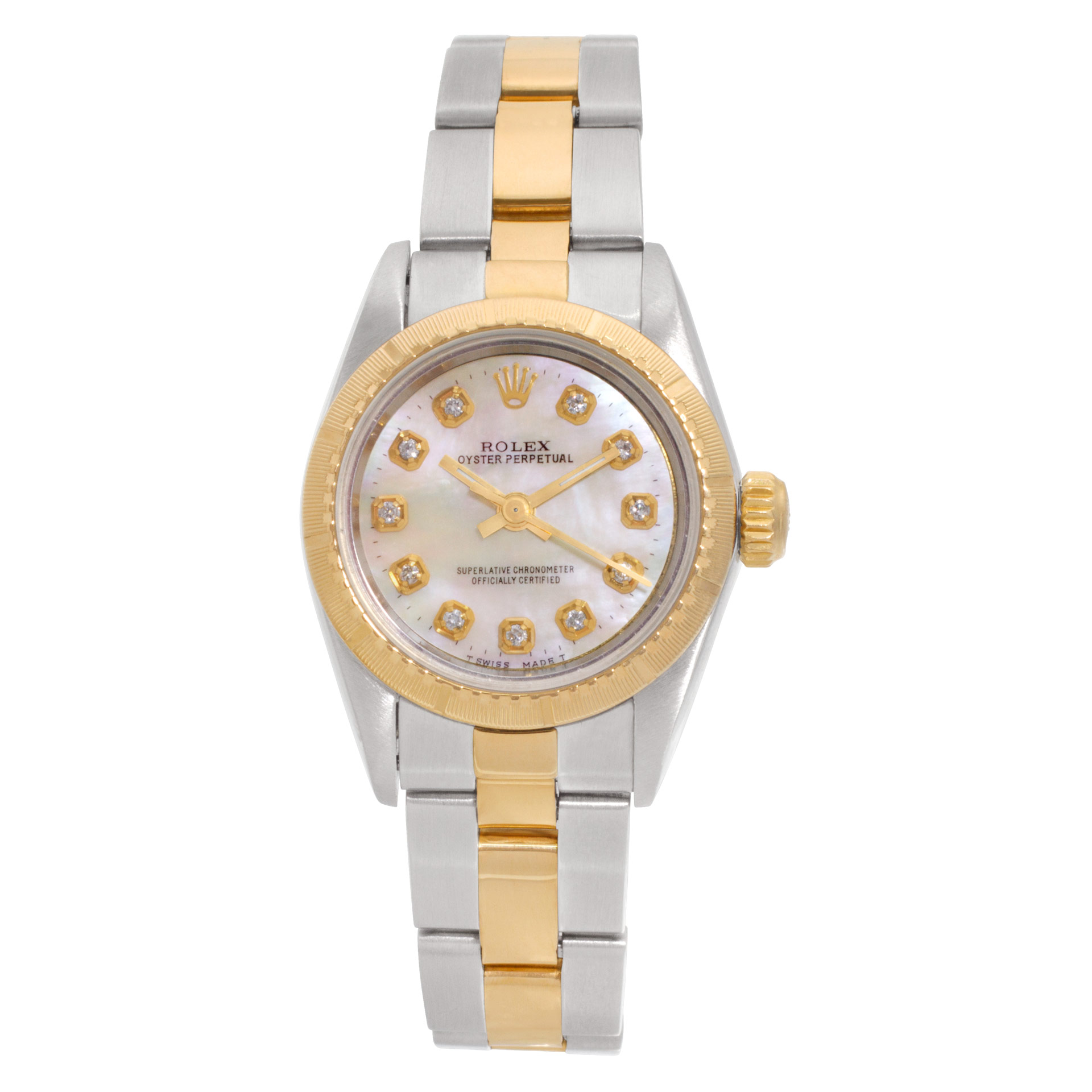 Preowned Rolex Oyster Perpetual 67243 Stainless Steel Mother