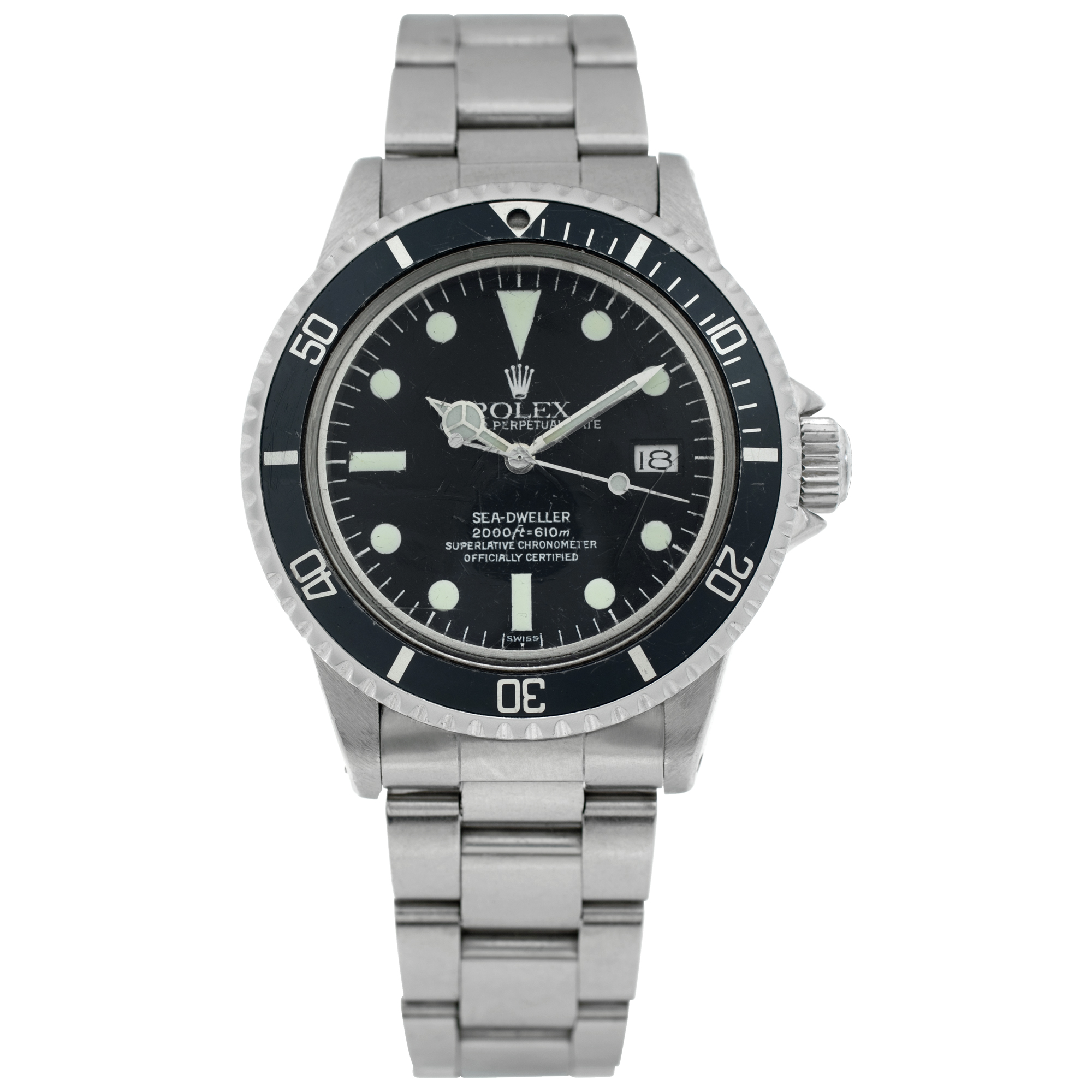 Preowned Rolex Sea-Dweller 1665 Stainless Steel W527361 | Gray & Sons