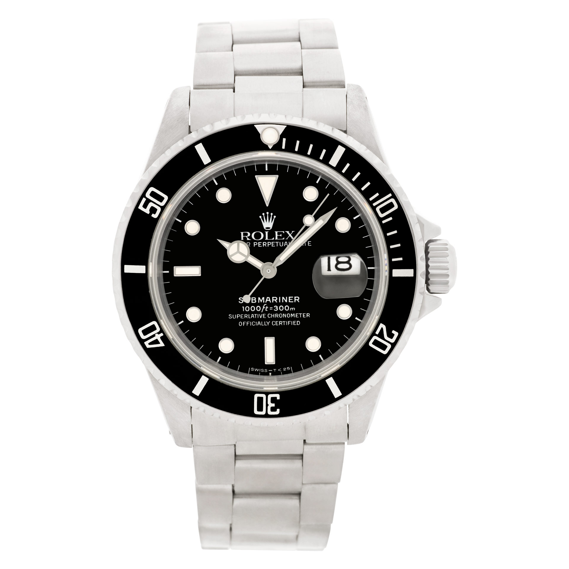 ラヴィ Rolex Kermit Submariner Reference 16610 Unpolished Full Set — Wind