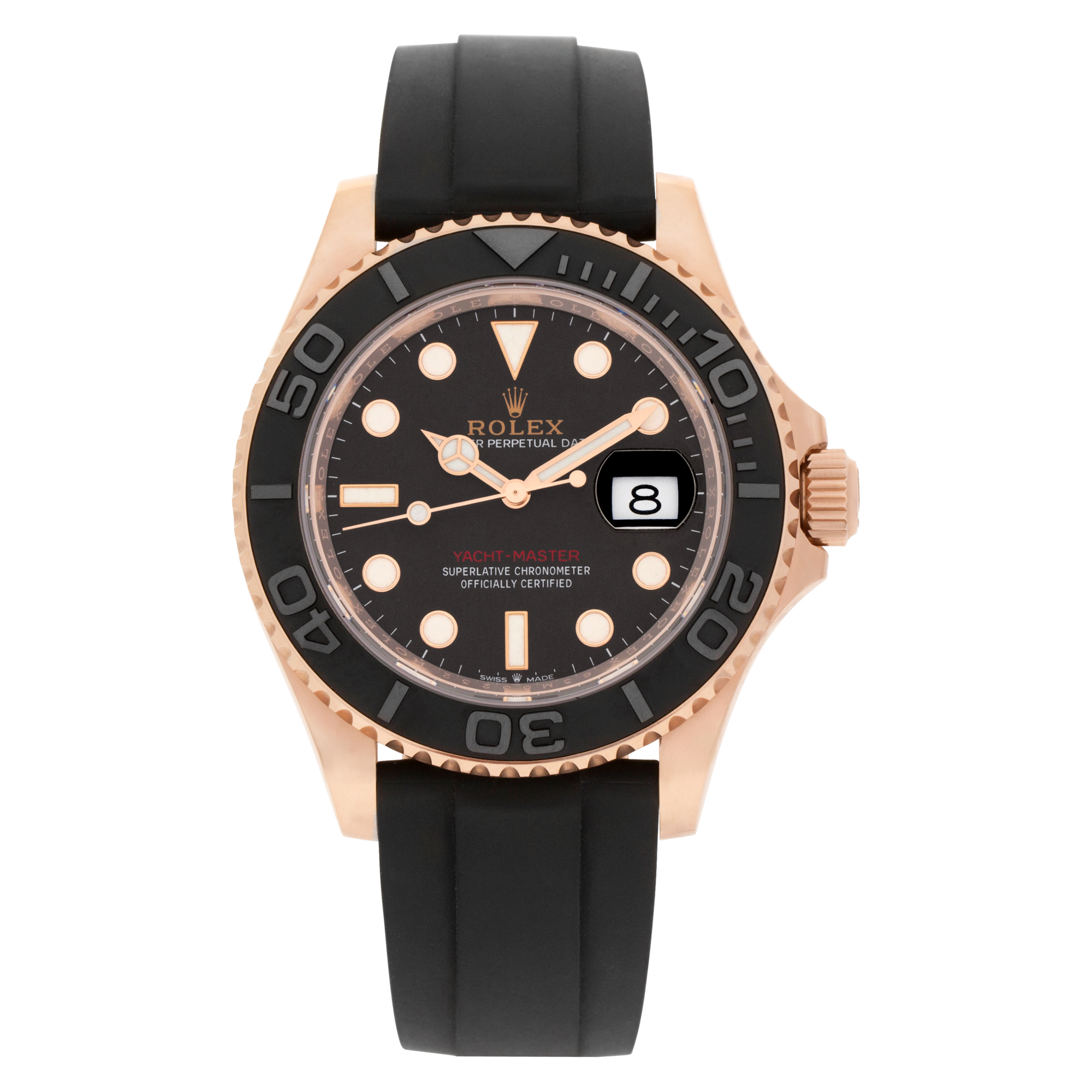 ♡rose様♡専用　✿ジョリーフルール✿　【特大サイズ】 Pre-owned Rolex Yacht-Master 126655 18k rose gold 40mm | Gray & Sons