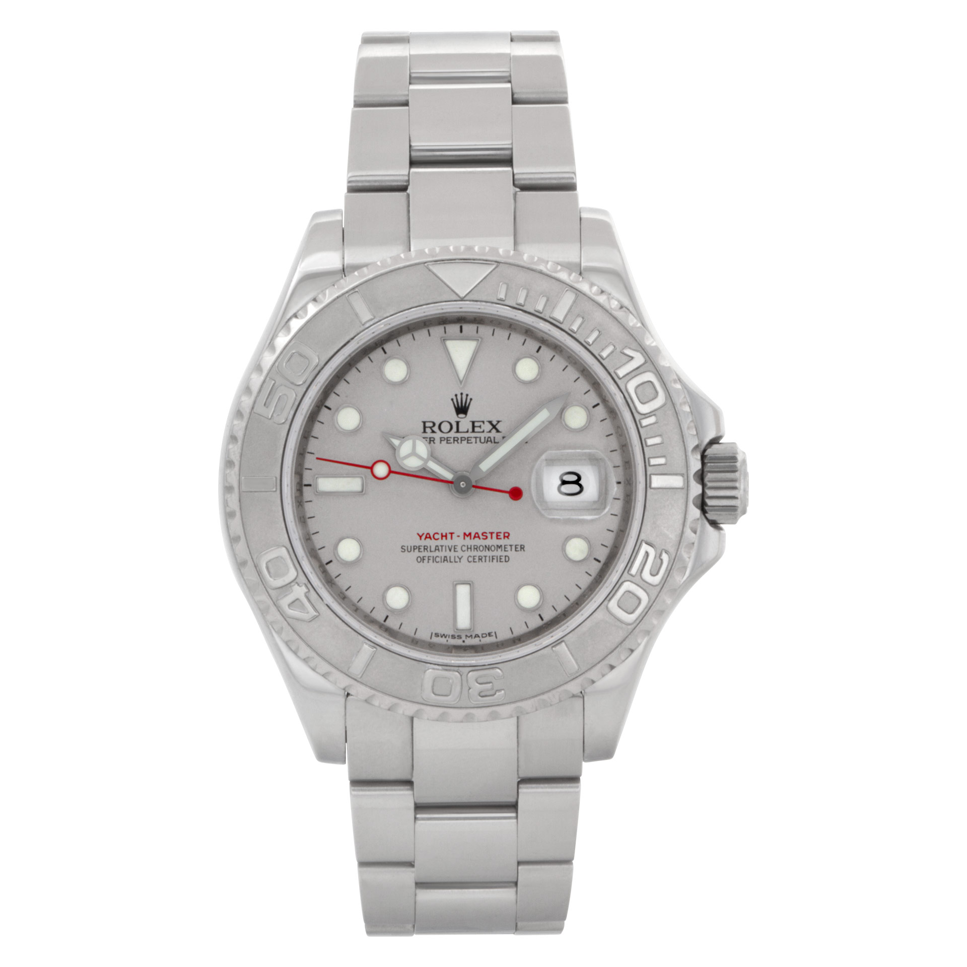 ROLEX Yacht-Master II シルバー　不動品 Rolex Yacht-Master II 116680 in Steel replica