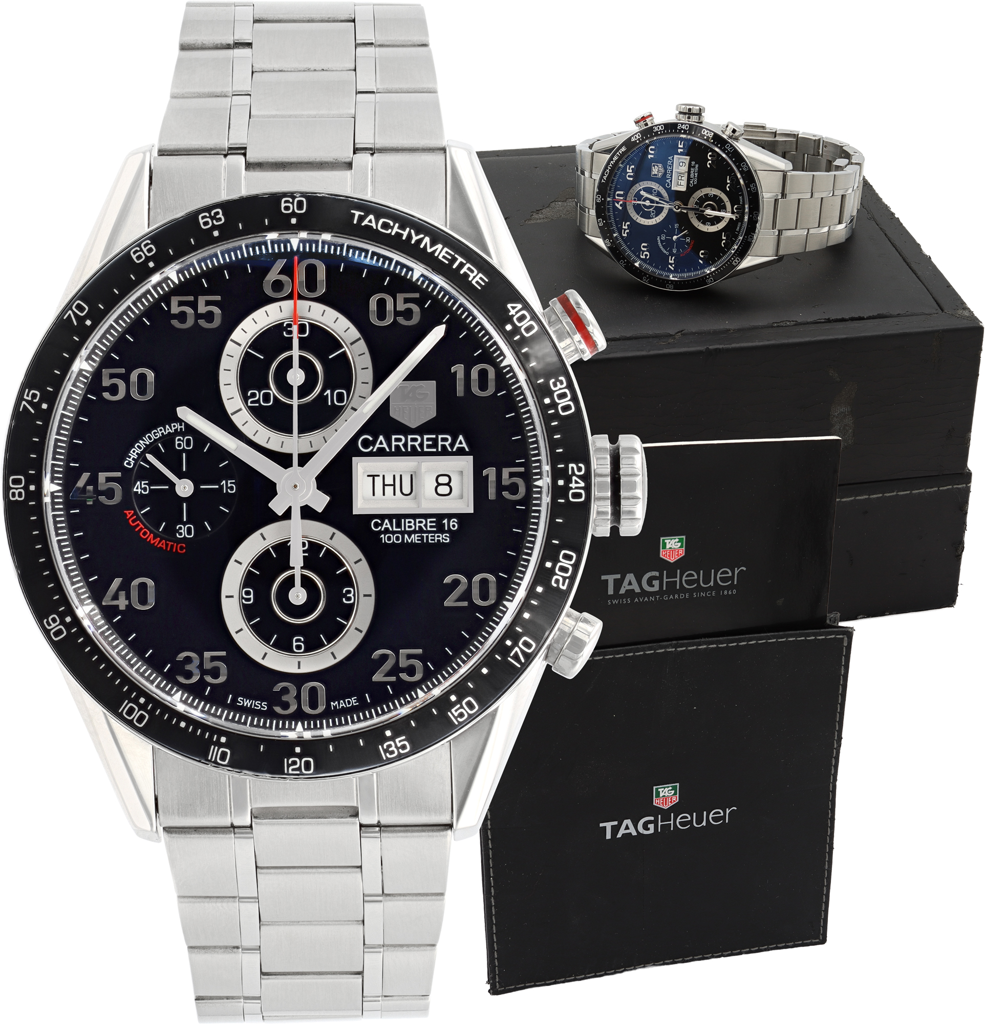 Tag Heuer Carrera CV2A10 Stainless Steel 43mm auto watch