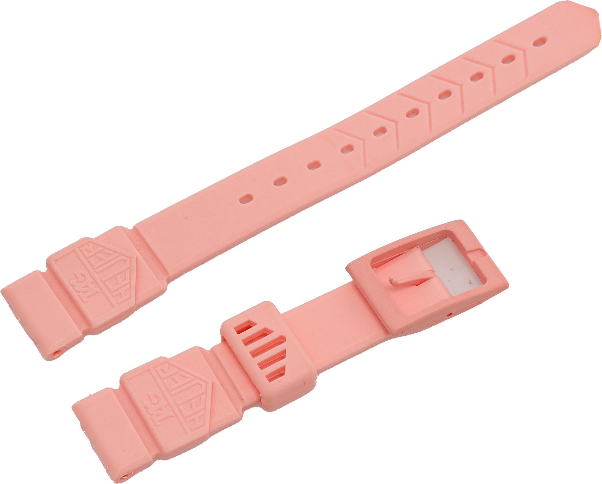 Tag Heuer formula 1 pink rubber strap (15mm x 12mm) short