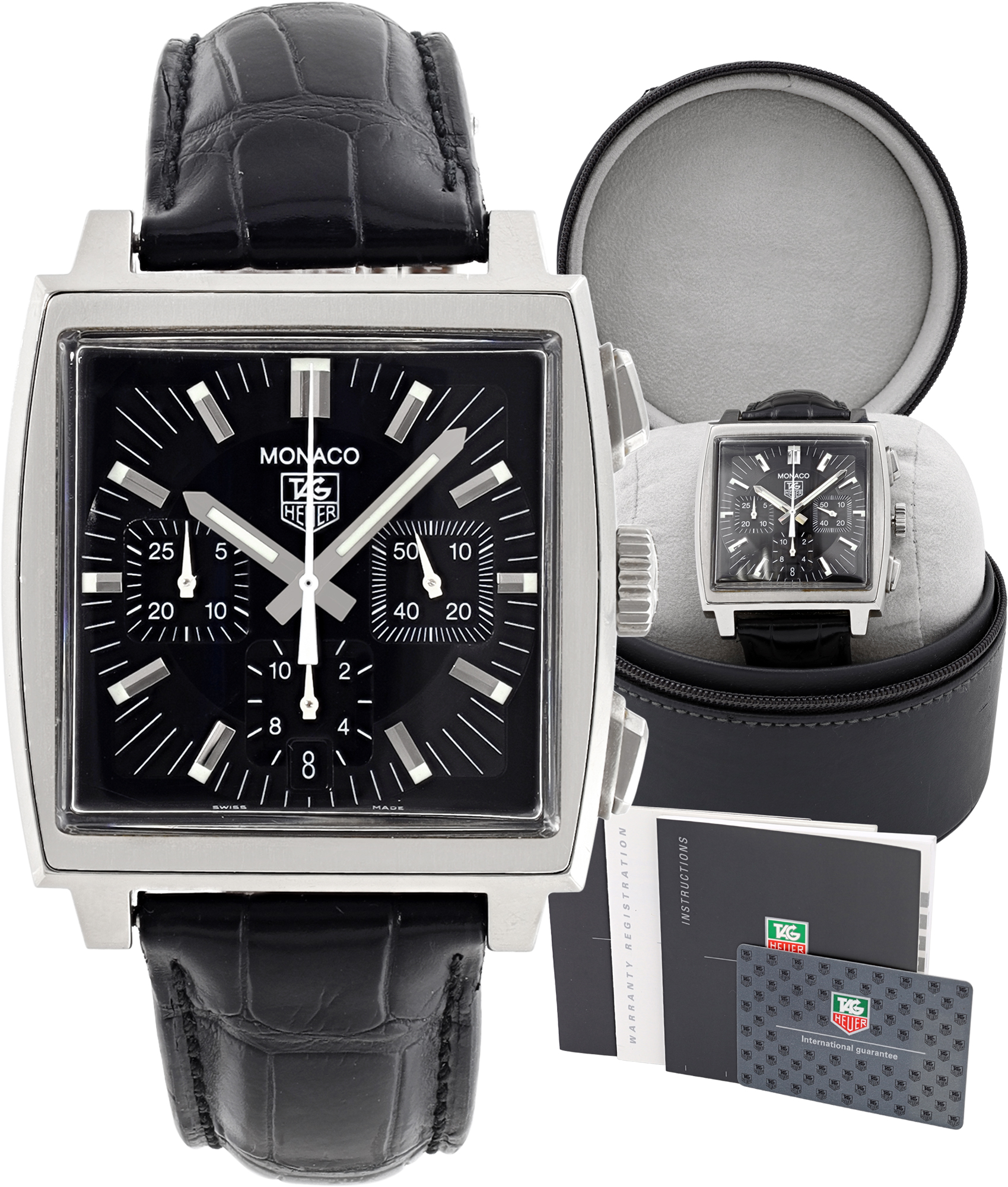 Tag Heuer Monaco 38mm CW2111-0 W530455 \_p
